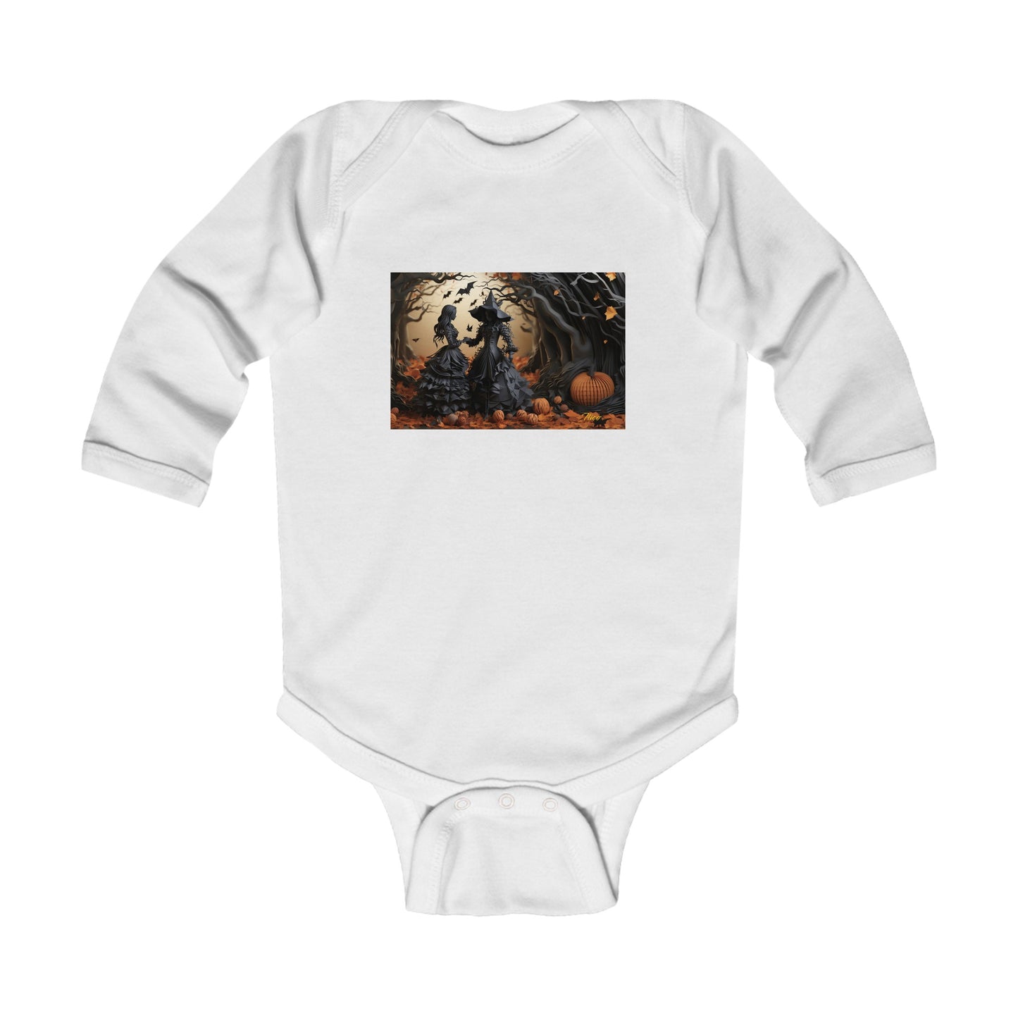 Halloween 2024 Series Print #9 Infant Long Sleeve Bodysuit