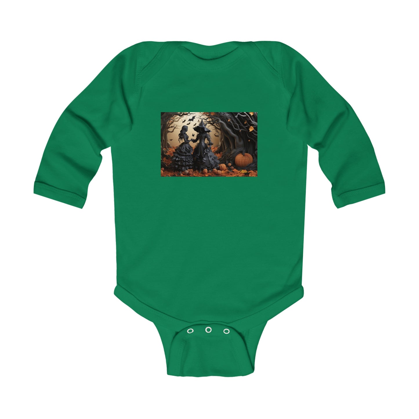 Halloween 2024 Series Print #9 Infant Long Sleeve Bodysuit