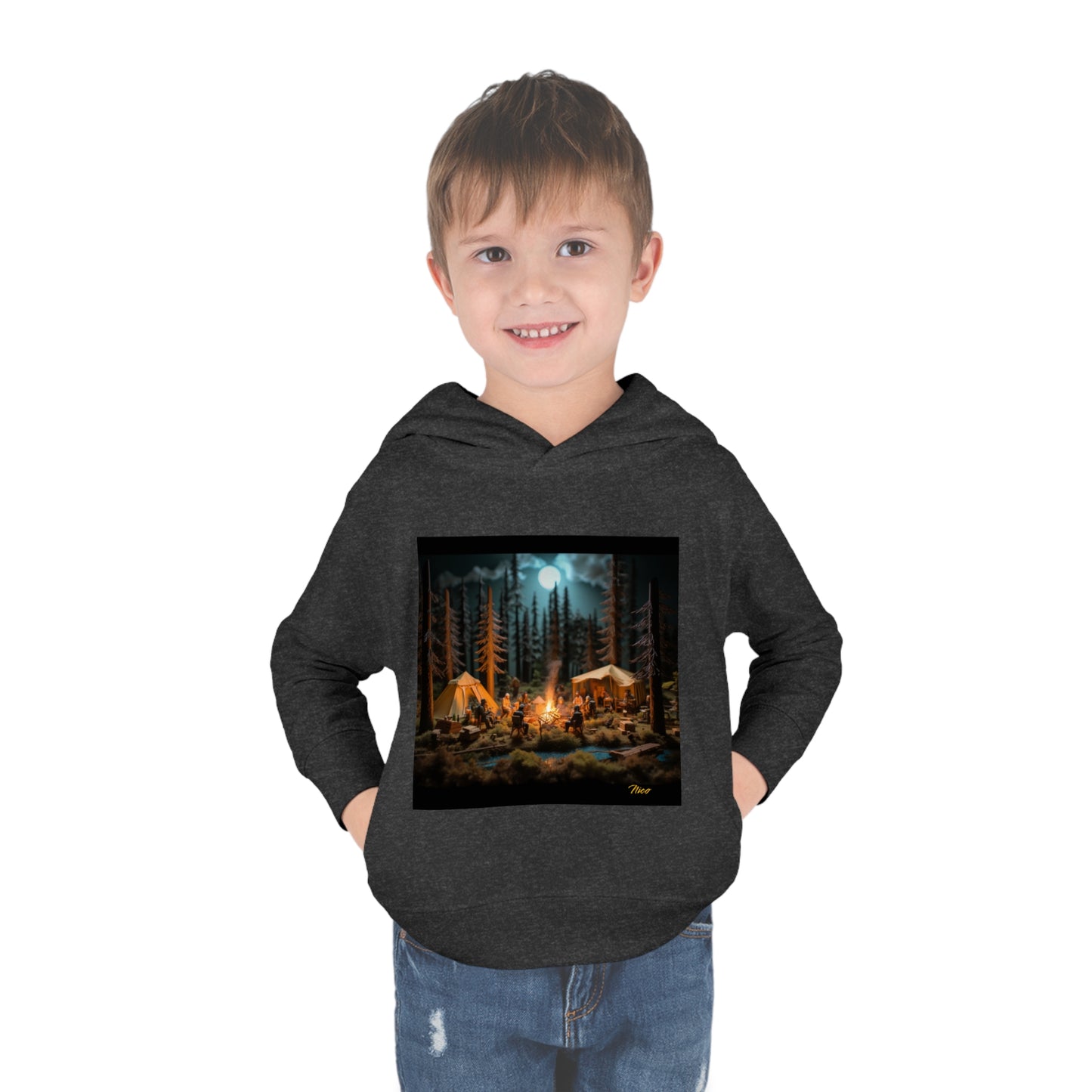 Under The Starry Skies Series Print #8 Toddler Pullover Fleece Hoodie