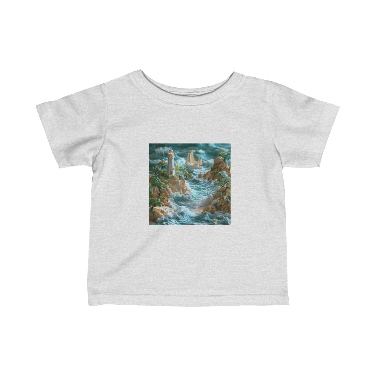 By The Seaside Series Print #9 Infant Fine Jersey Tee