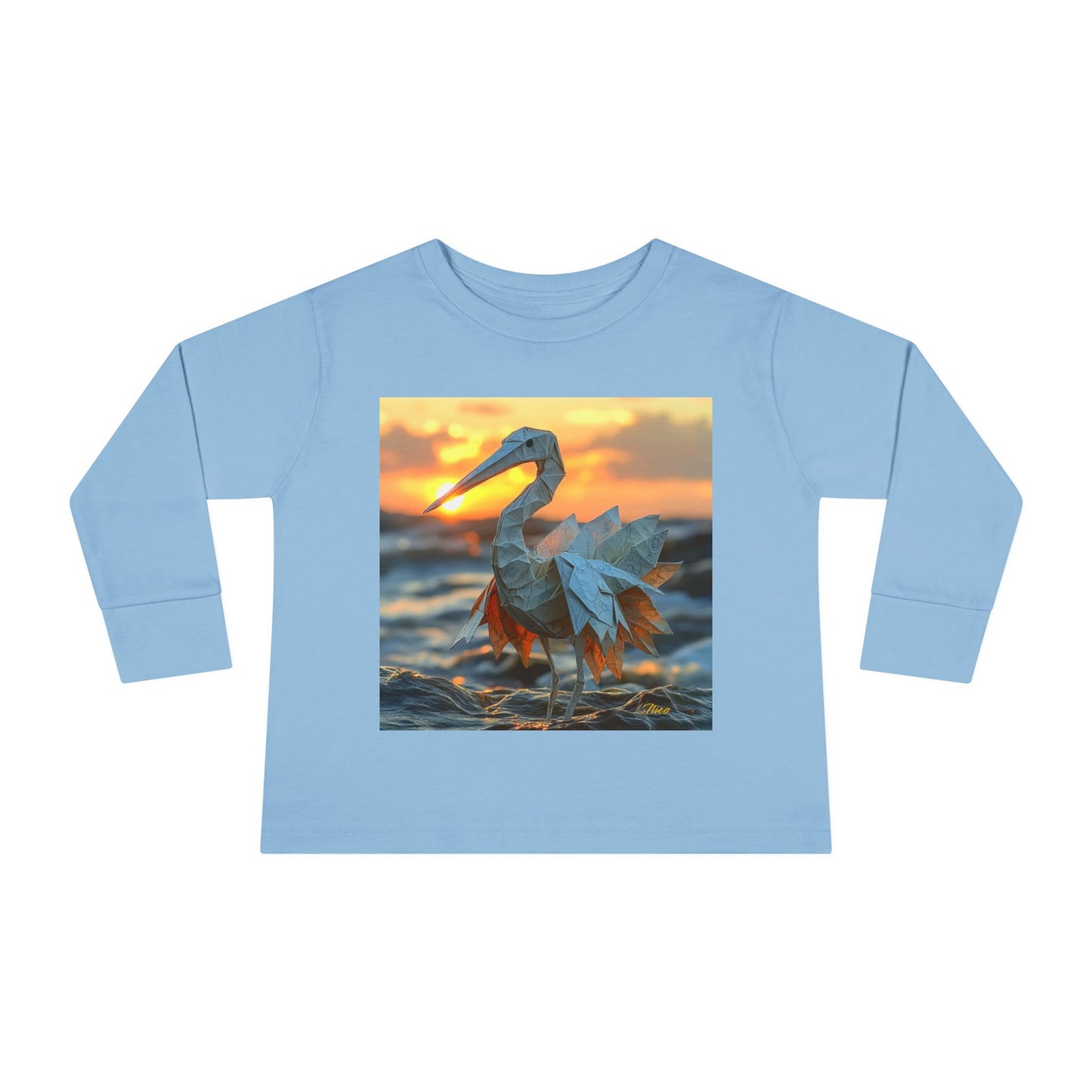 By The Seaside Series Print #1 Toddler Long Sleeve Tee