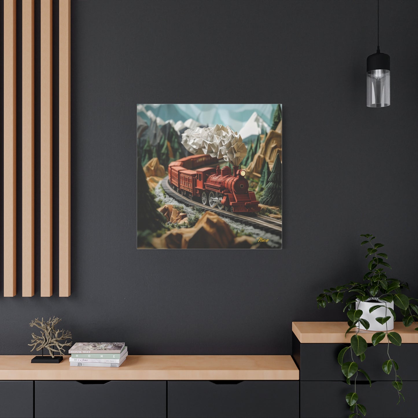 Orient Express Series Print #3 - Streched Matte Canvas Print, 1.25" Thick