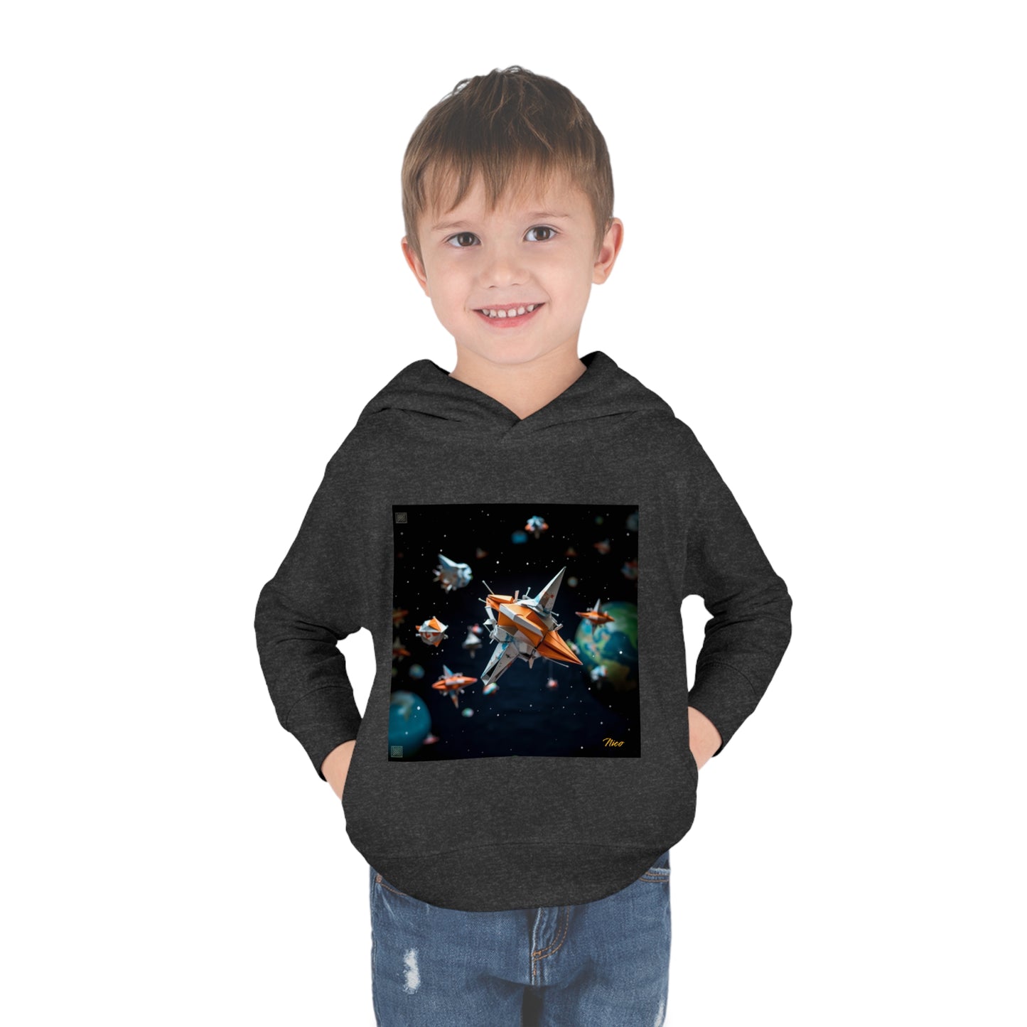 Elons' Dream Series Print #1 Toddler Pullover Fleece Hoodie