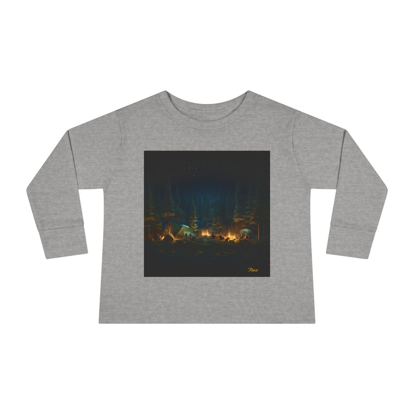 Under The Starry Skies Series Print #2 Toddler Long Sleeve Tee