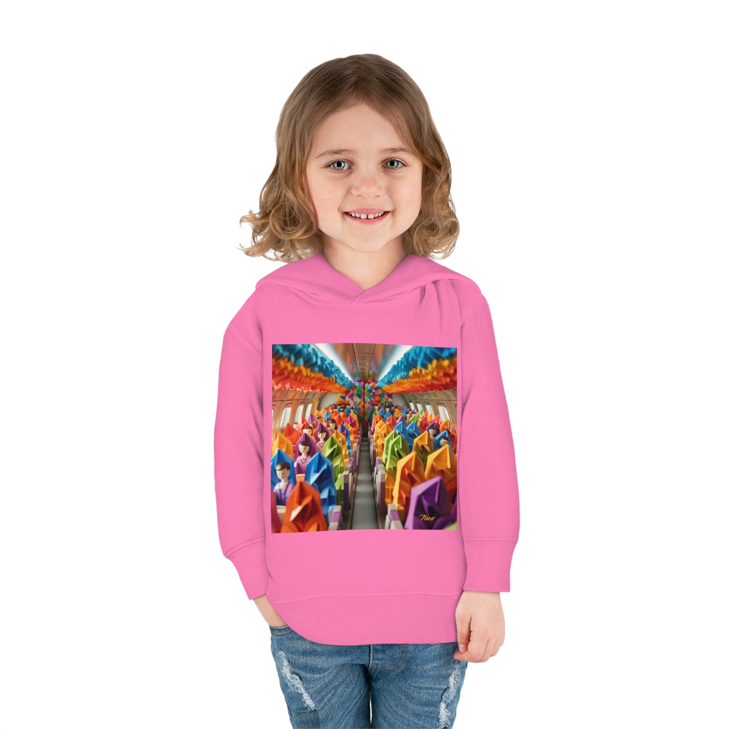 Frequent Flyer Miles Series Print #8 Toddler Pullover Fleece Hoodie