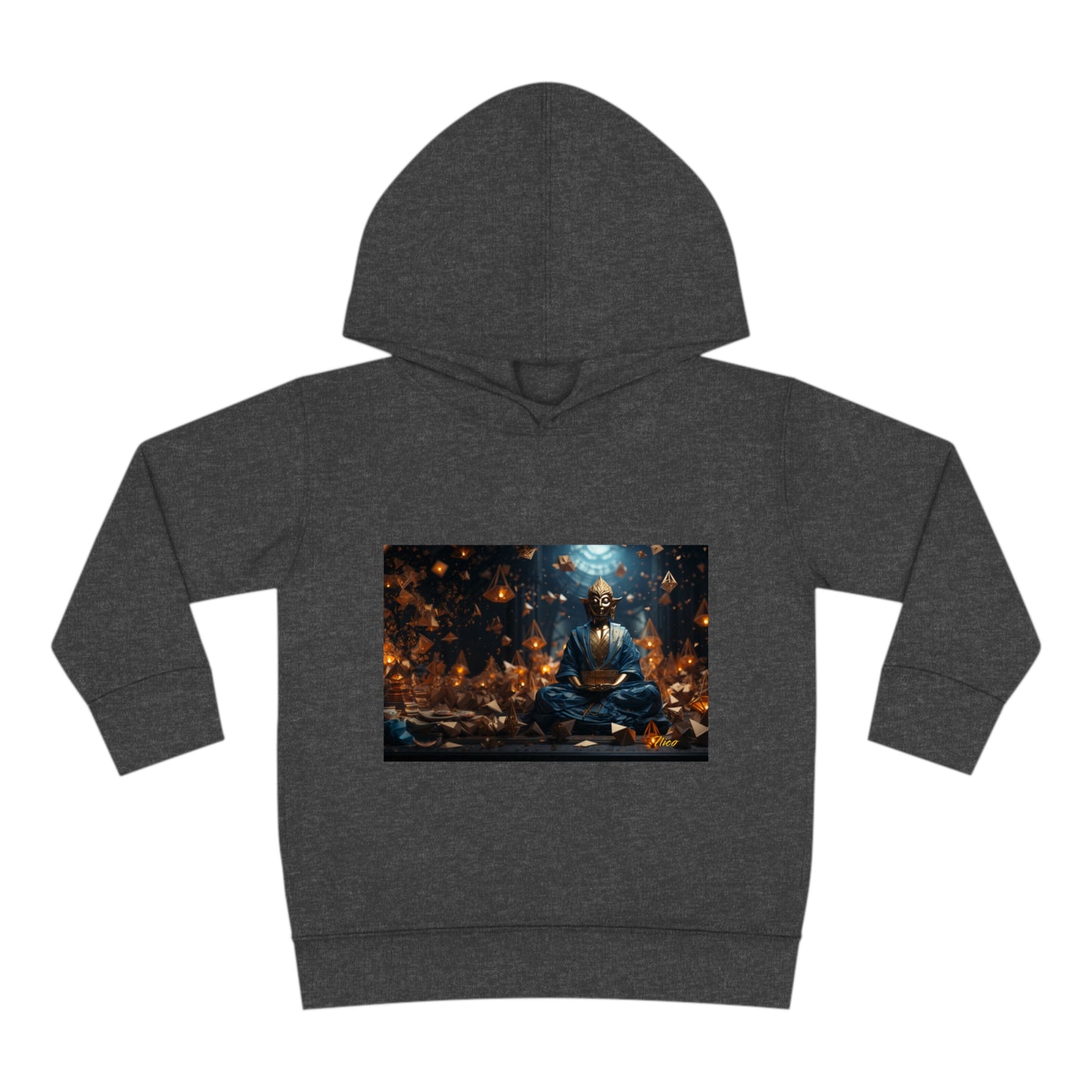 Ascending Buddah Series Print #1 Toddler Pullover Fleece Hoodie