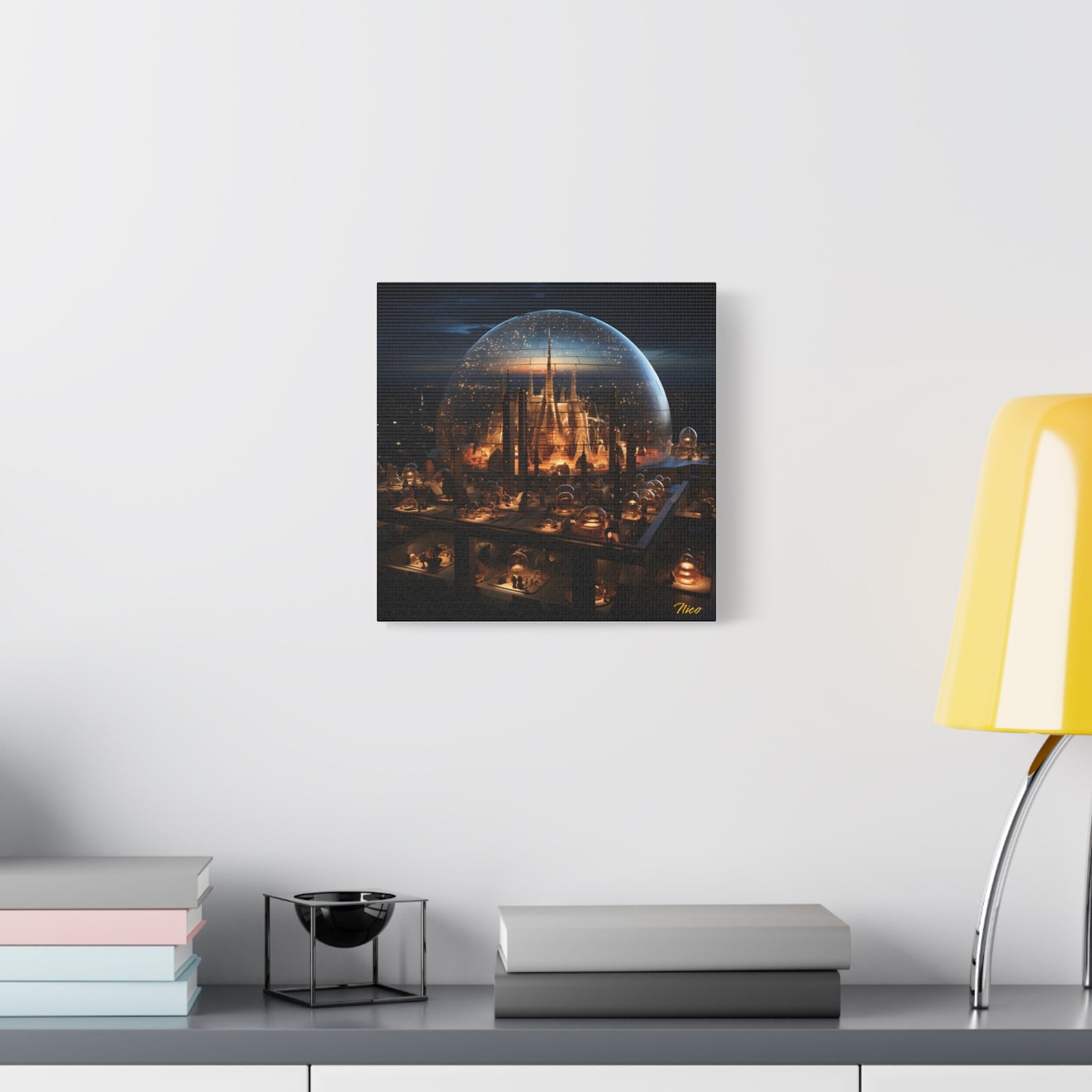 Elons' Dream Series Print #10 - Streched Matte Canvas Print, 1.25" Thick