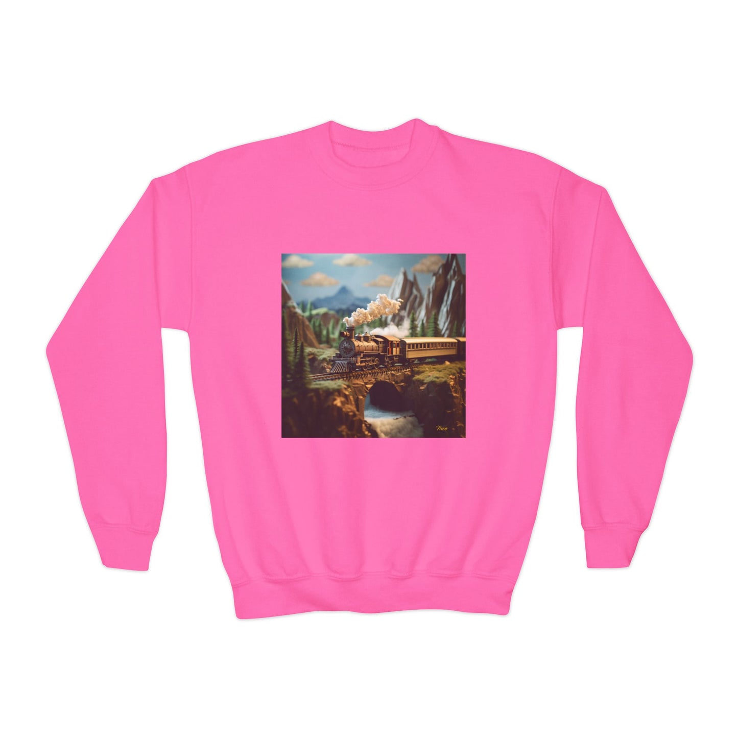 Orient Express Series Print #5 Youth Crewneck Sweatshirt