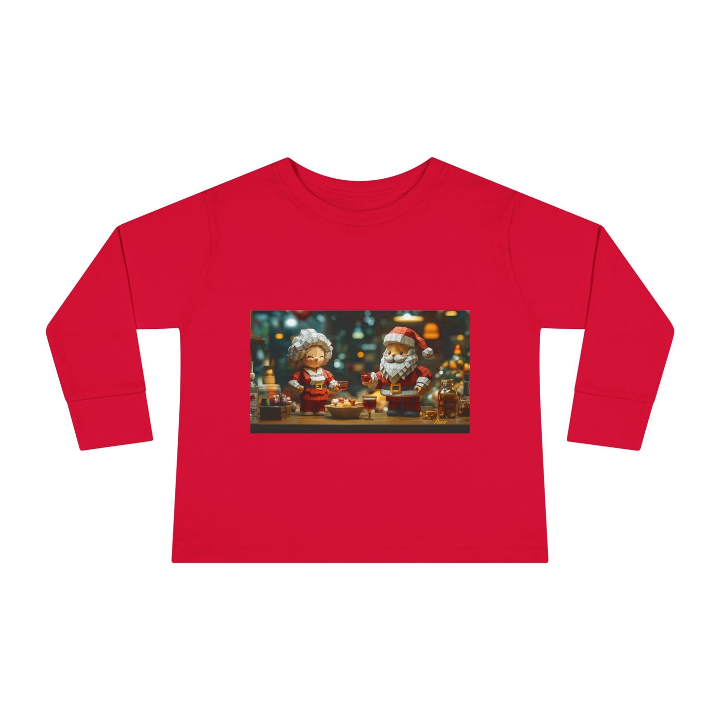 Chirstmas 2024 Series Print #2 Toddler Long Sleeve Tee