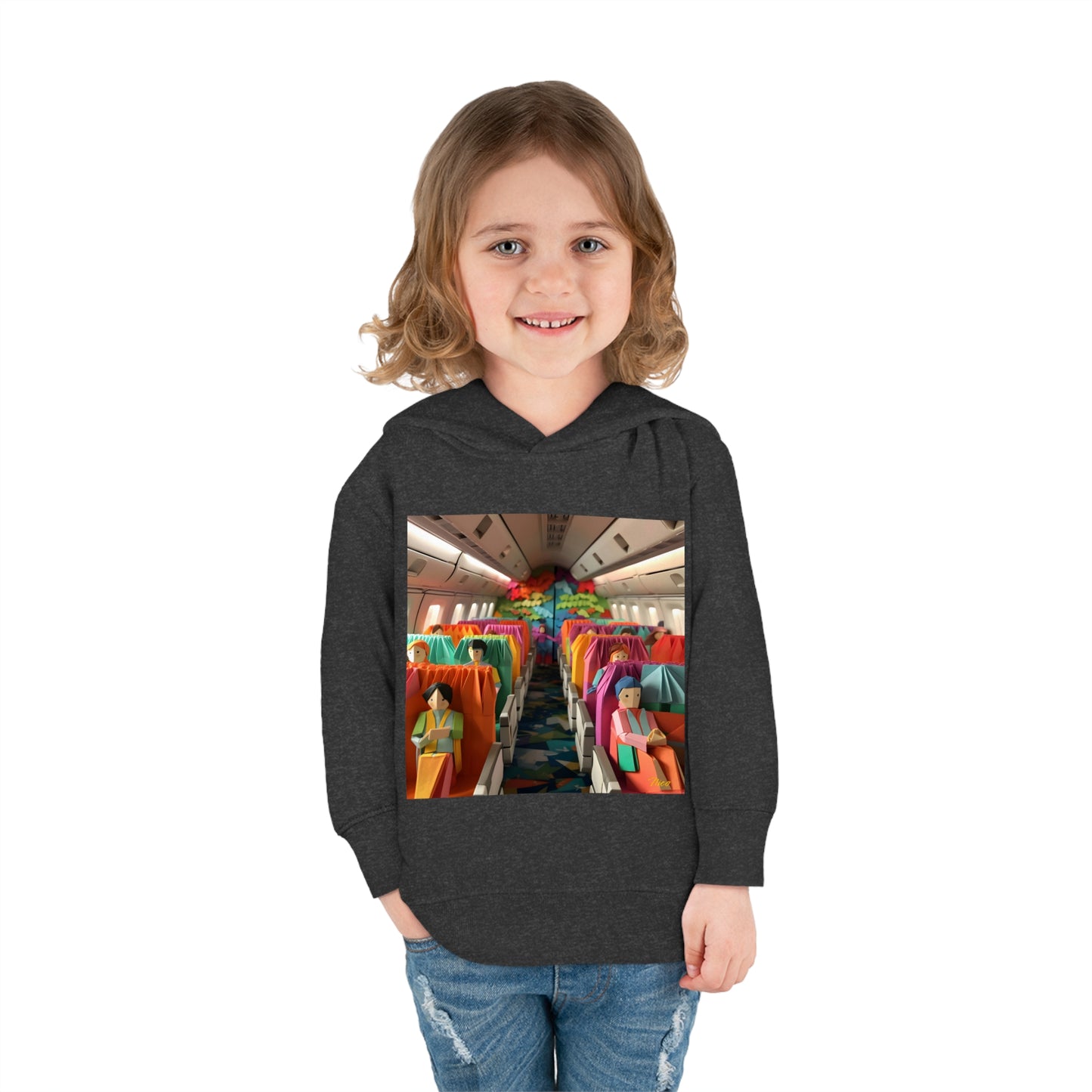 Frequent Flyer Miles Series Print #2 Toddler Pullover Fleece Hoodie