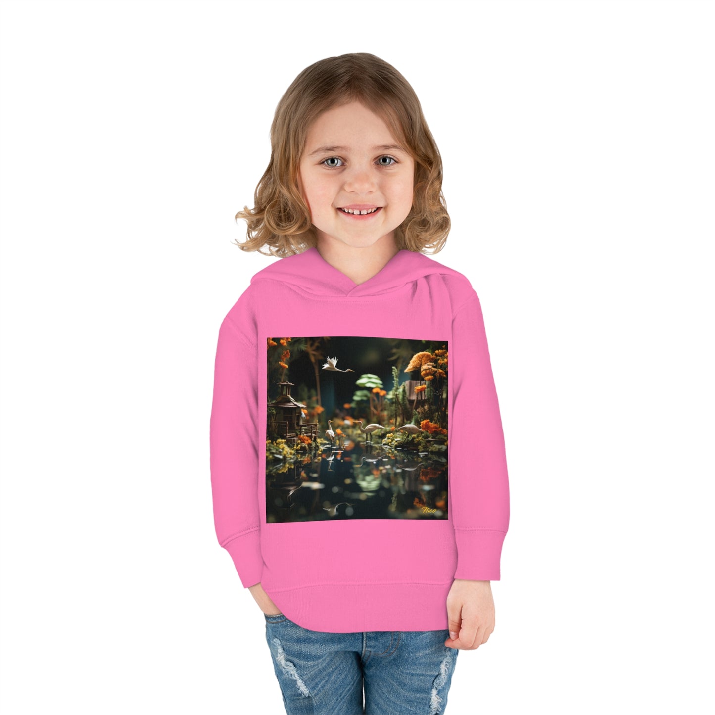 Born On A Bayou Series Print #6 Toddler Pullover Fleece Hoodie