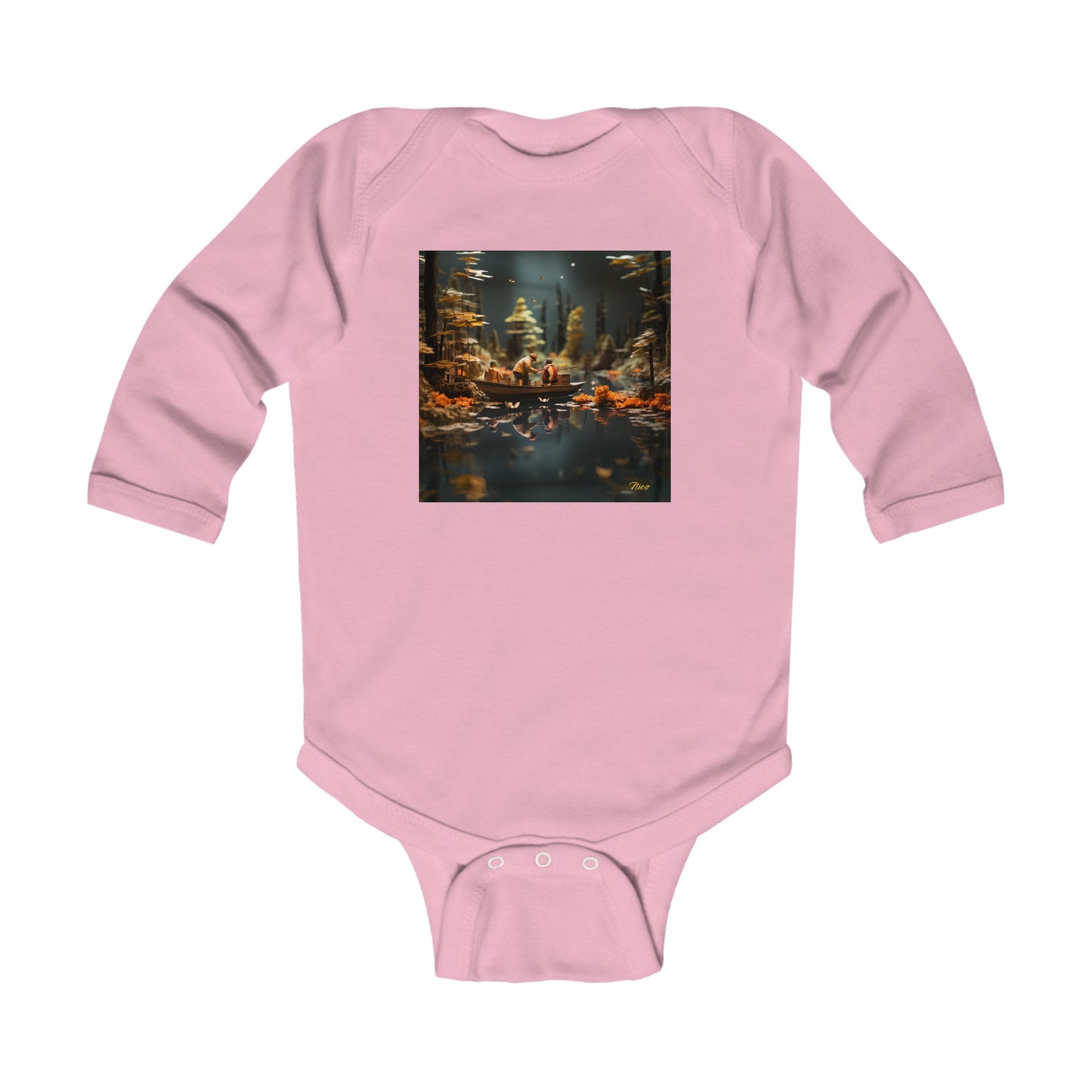 Born On A Bayou Series Print #10 Infant Long Sleeve Bodysuit