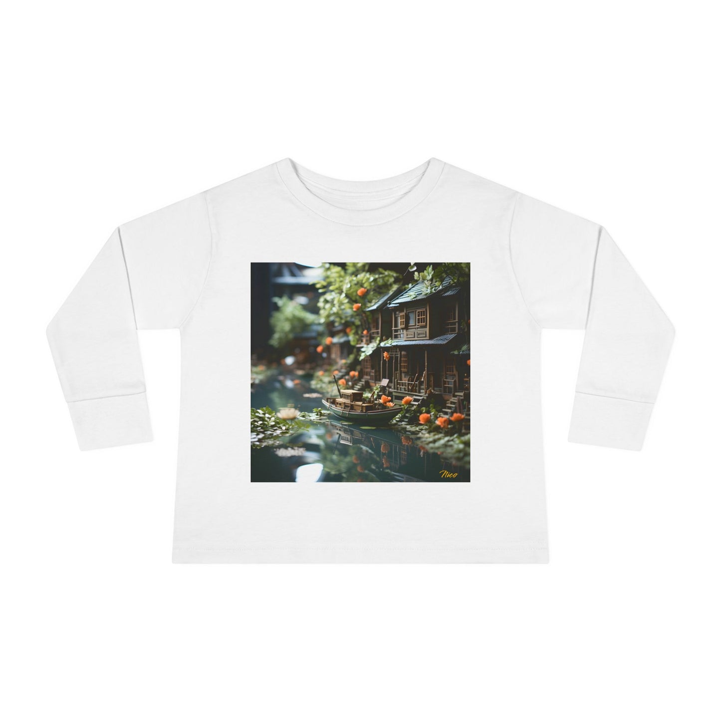 Born On A Bayou Series Print #9 Toddler Long Sleeve Tee