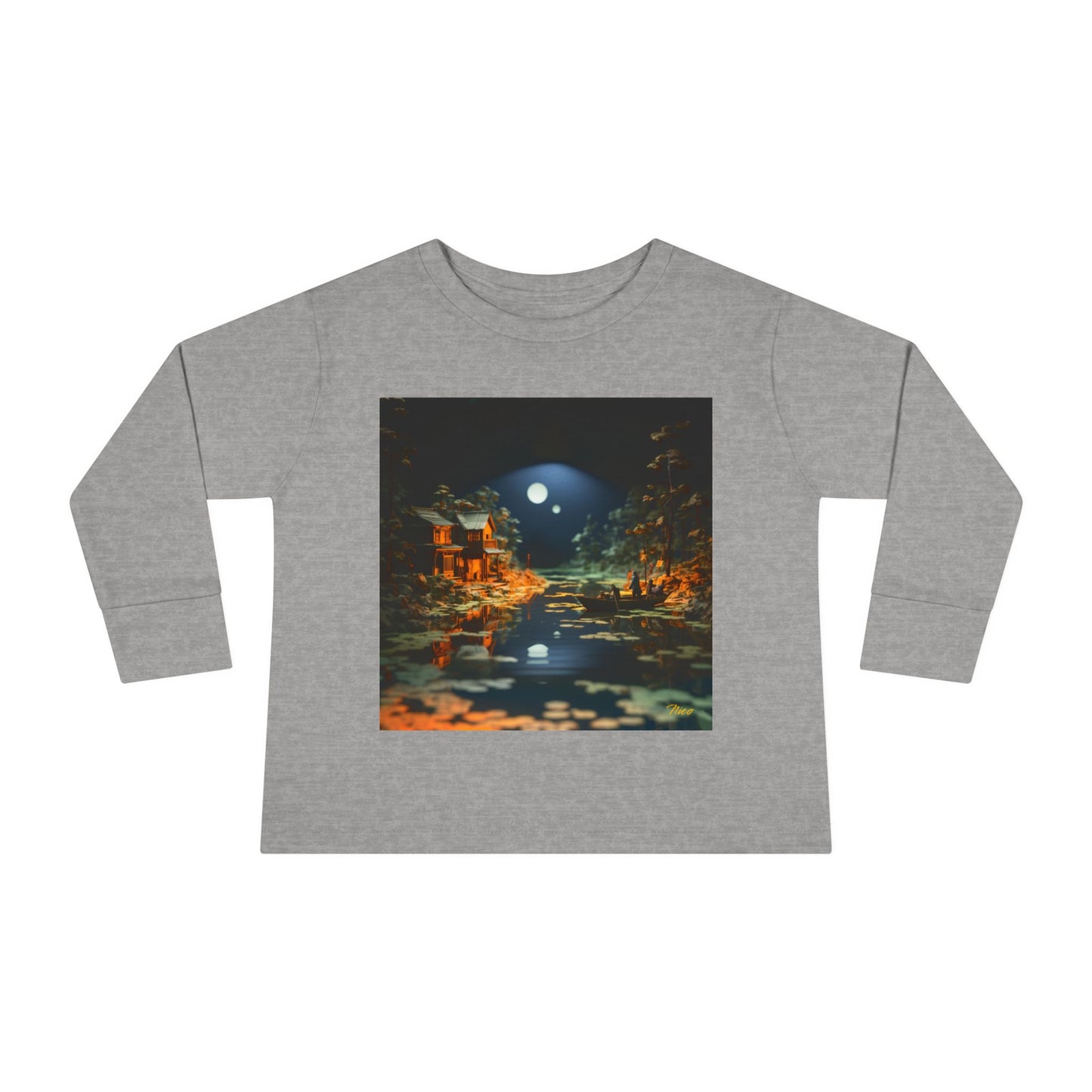 Born On A Bayou Series Print #3 Toddler Long Sleeve Tee