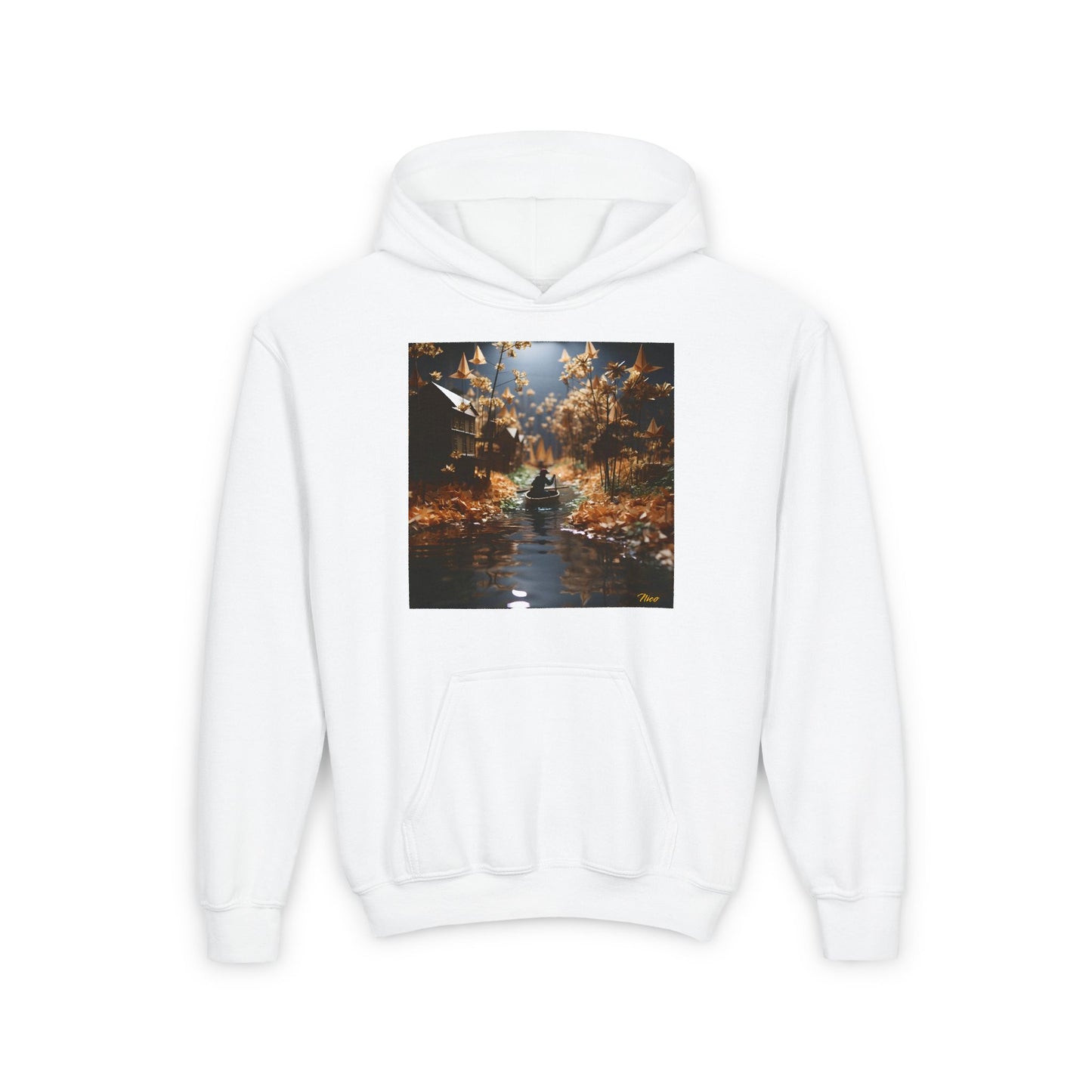 Born On A Bayou Series Print #5 Youth Heavy Blend Hooded Sweatshirt