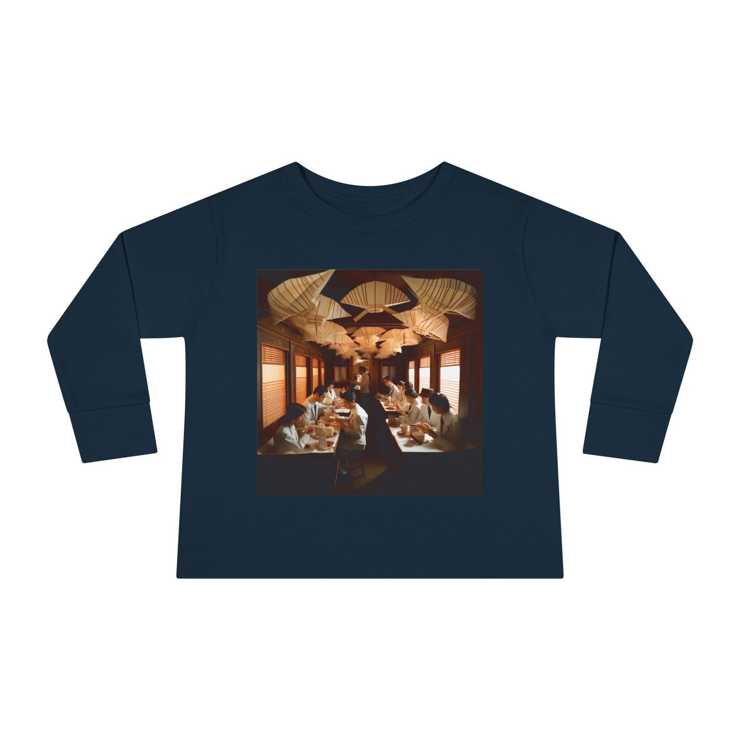 Orient Express Series Print #4 Toddler Long Sleeve Tee