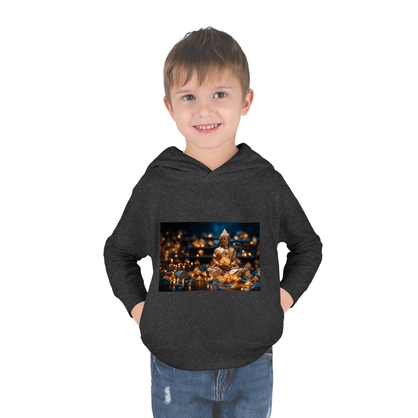 Ascending Buddah Series Print #9 Toddler Pullover Fleece Hoodie