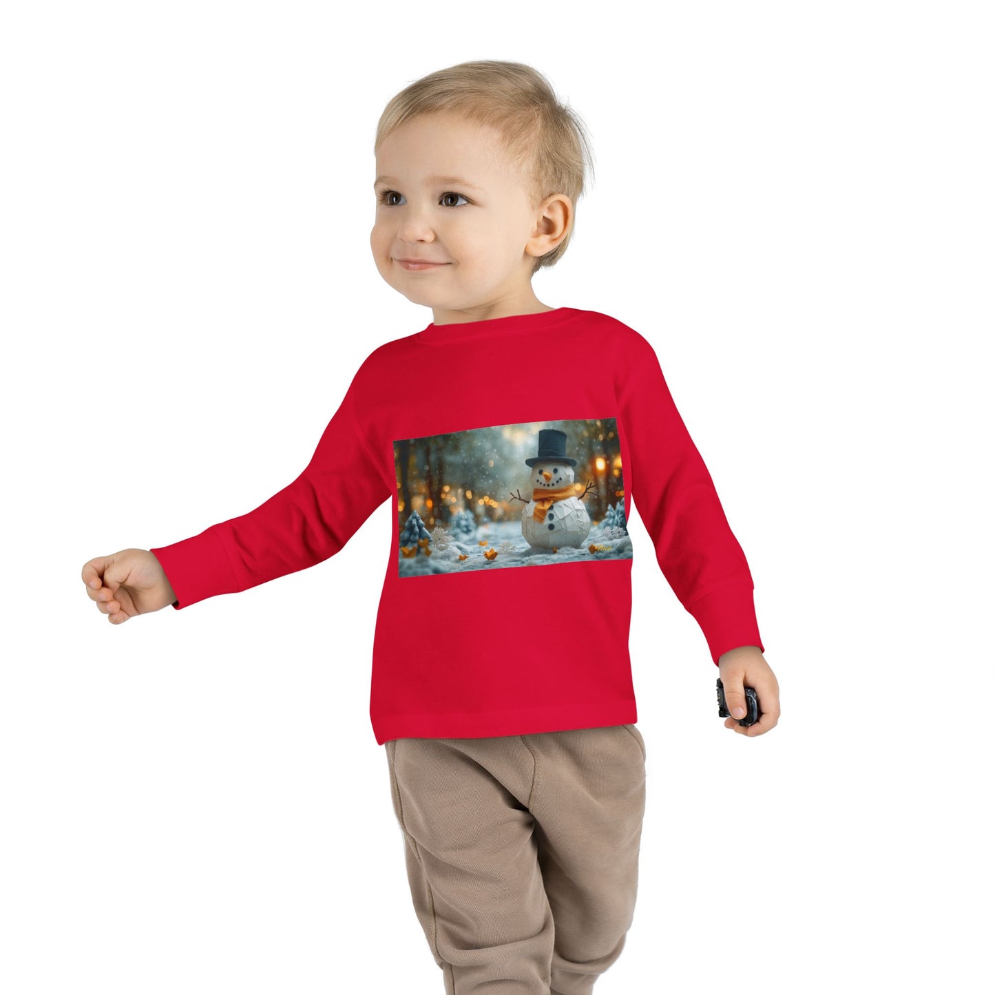 Chirstmas 2024 Series Print #11 Toddler Long Sleeve Tee