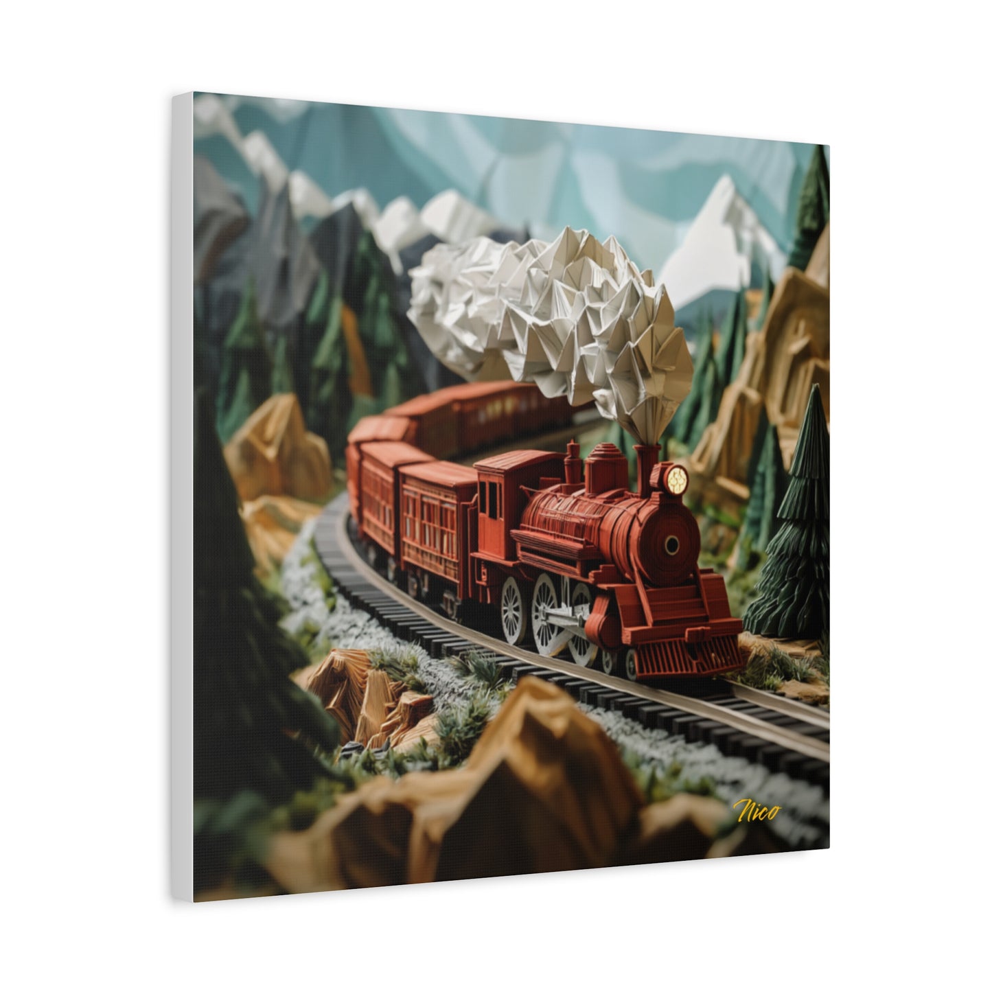 Orient Express Series Print #3 - Streched Matte Canvas Print, 1.25" Thick