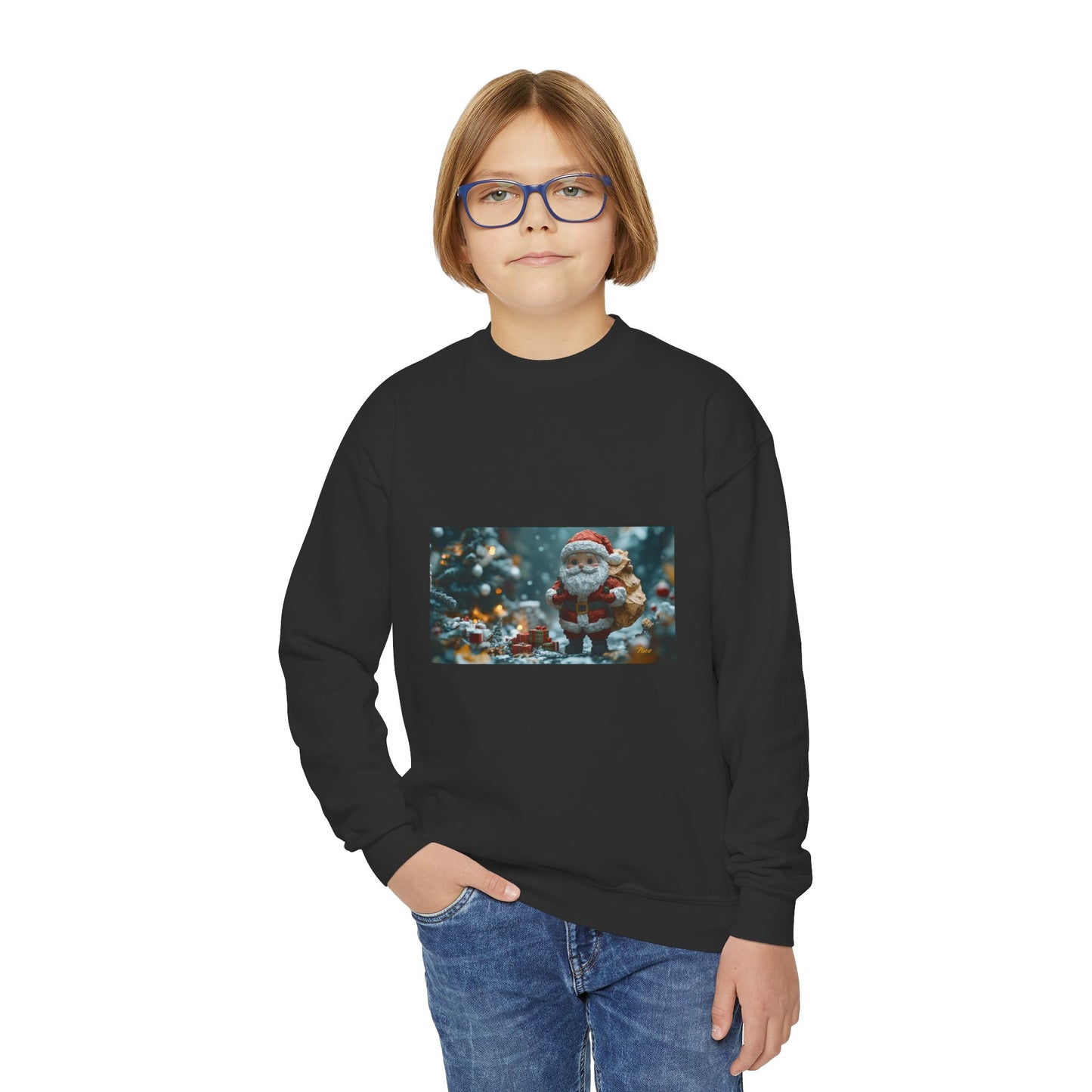 Chirstmas 2024 Series Print #5 Youth Crewneck Sweatshirt