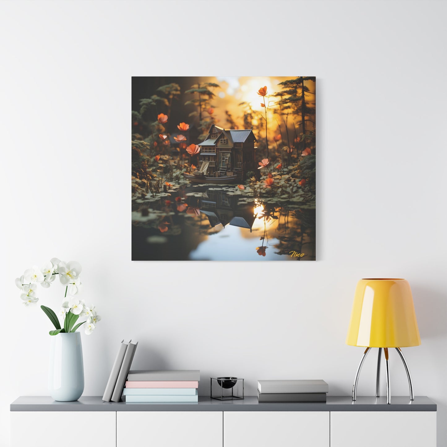 Born On A Bayou Print #7 - Streached Matte Canvas Print, 1.25" Thick