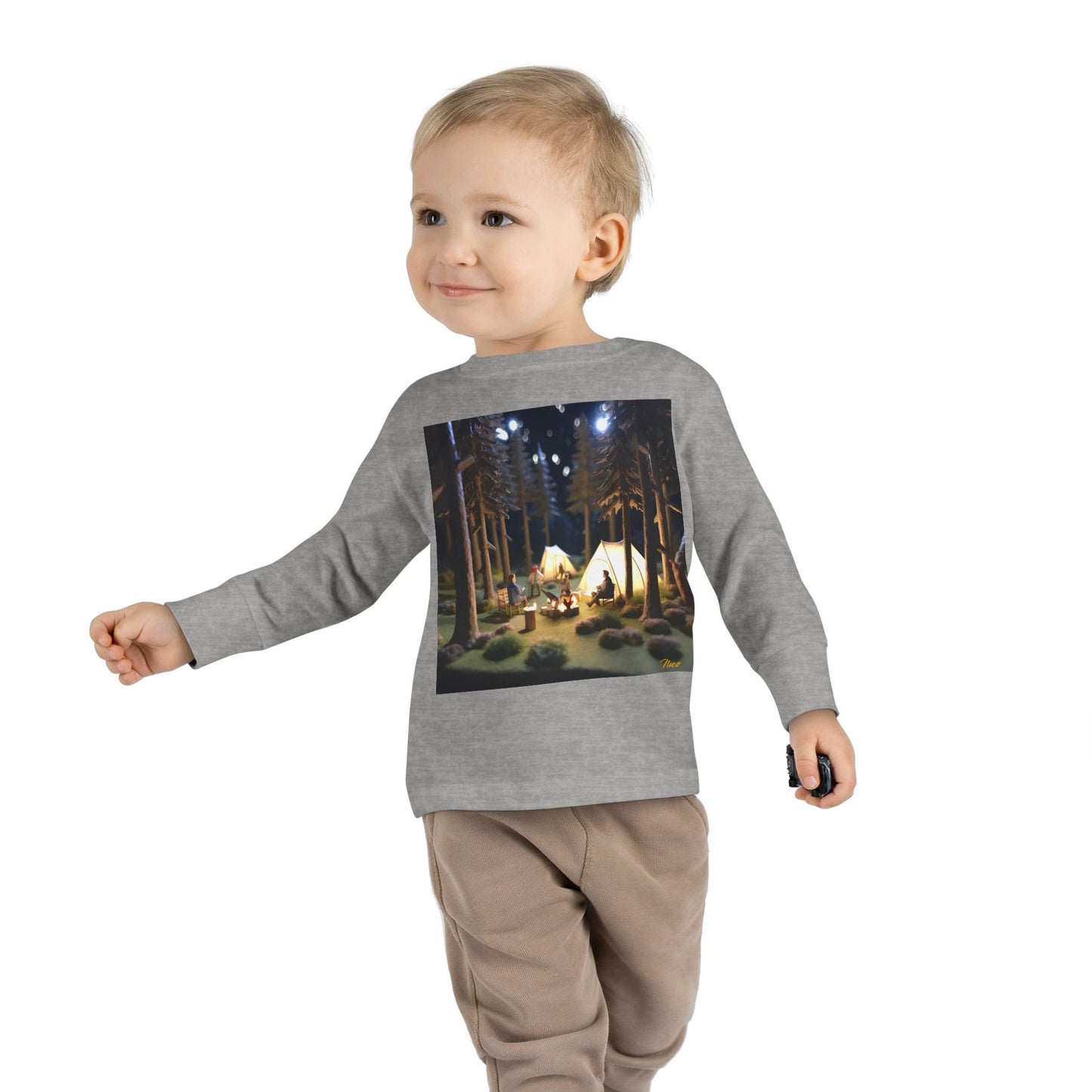 Under The Starry Skies Series Print #7 Toddler Long Sleeve Tee