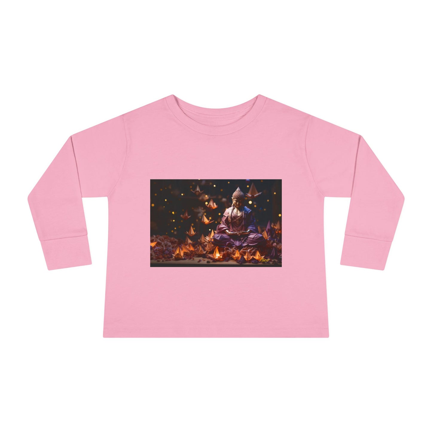 Ascending Buddha Series Print #6 Toddler Long Sleeve Tee