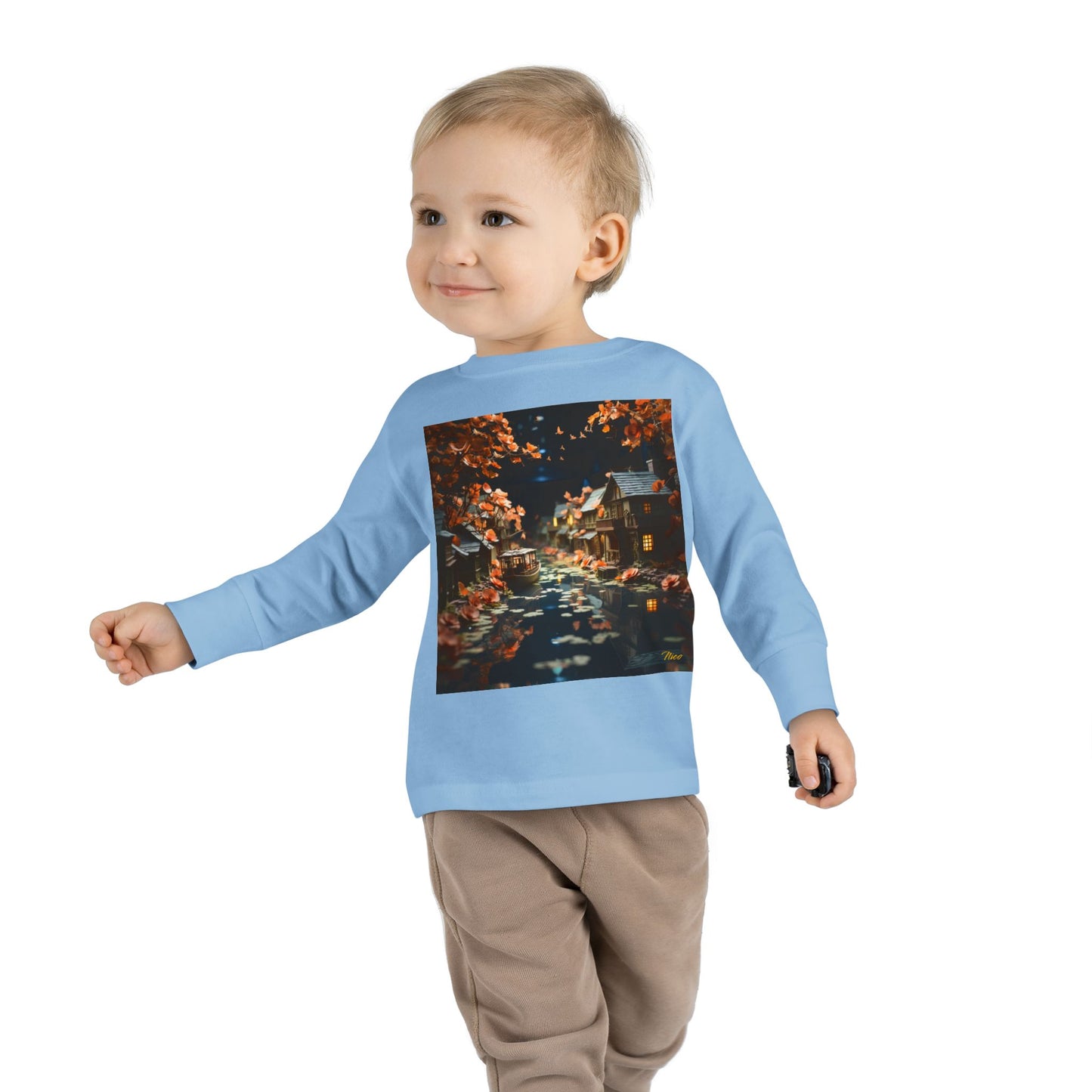 Born On A Bayou Series Print #7 Toddler Long Sleeve Tee