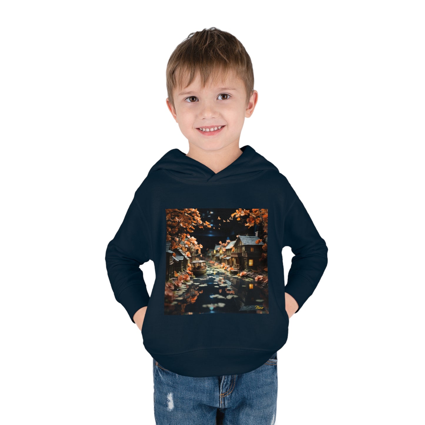 Born On A Bayou Series Print #7 Toddler Pullover Fleece Hoodie