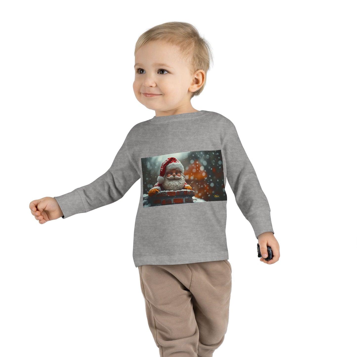 Chirstmas 2024 Series Print #6 Toddler Long Sleeve Tee