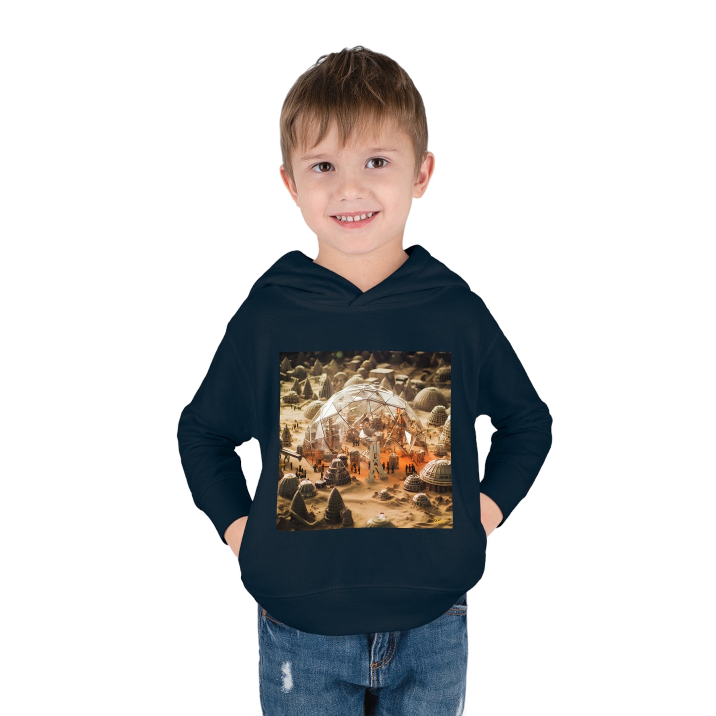 Elons' Dream Series Print #9 Toddler Pullover Fleece Hoodie