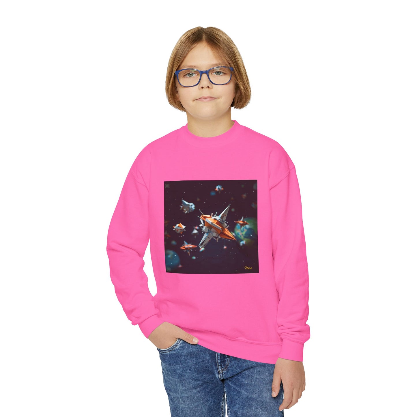 Elons' Dream Series Print #1 Youth Crewneck Sweatshirt