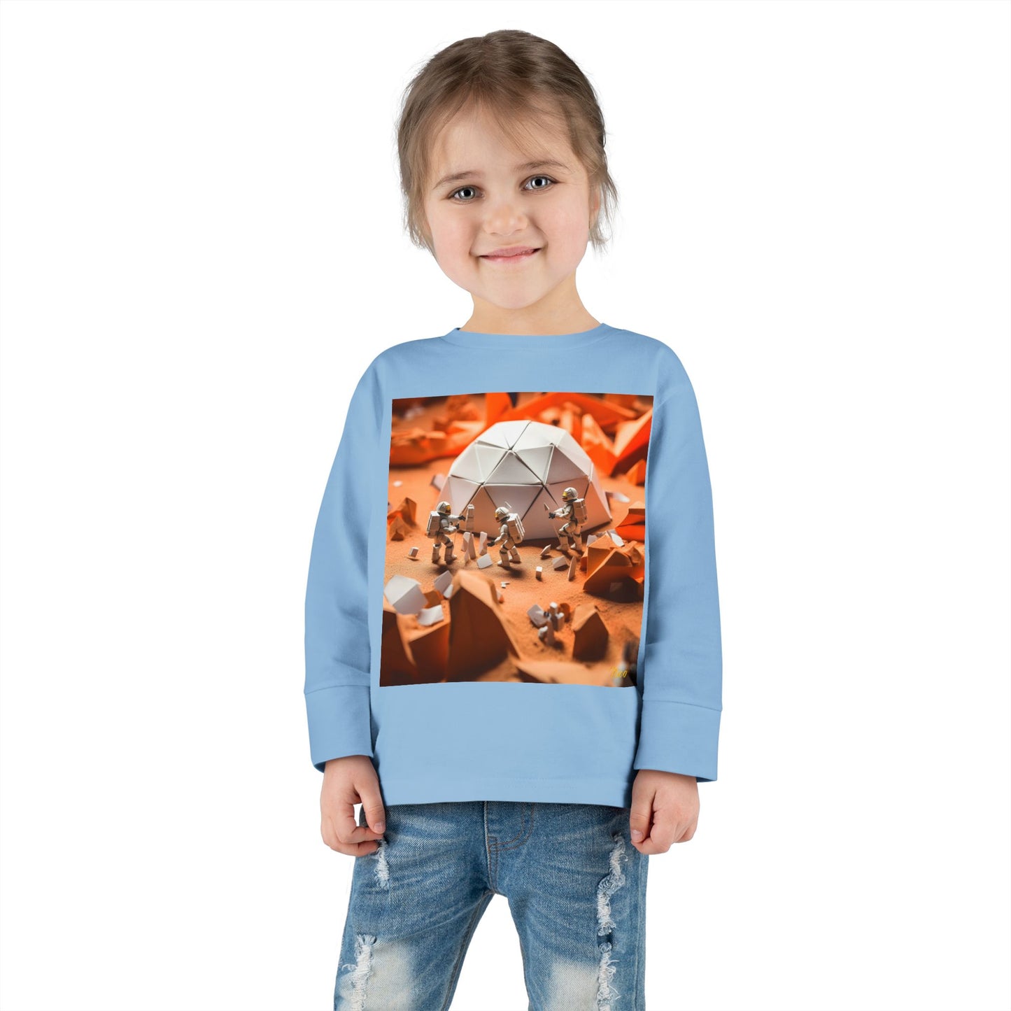 Elons' Dream Series Print #8 Toddler Long Sleeve Tee