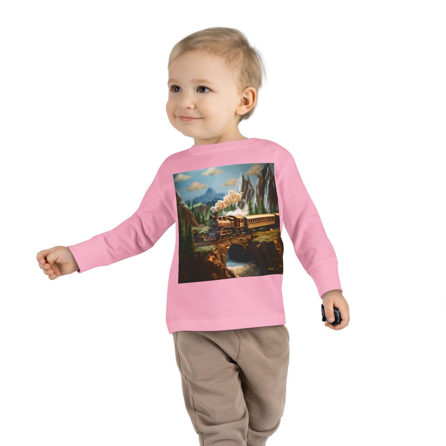 Orient Express Series Print #5 Toddler Long Sleeve Tee