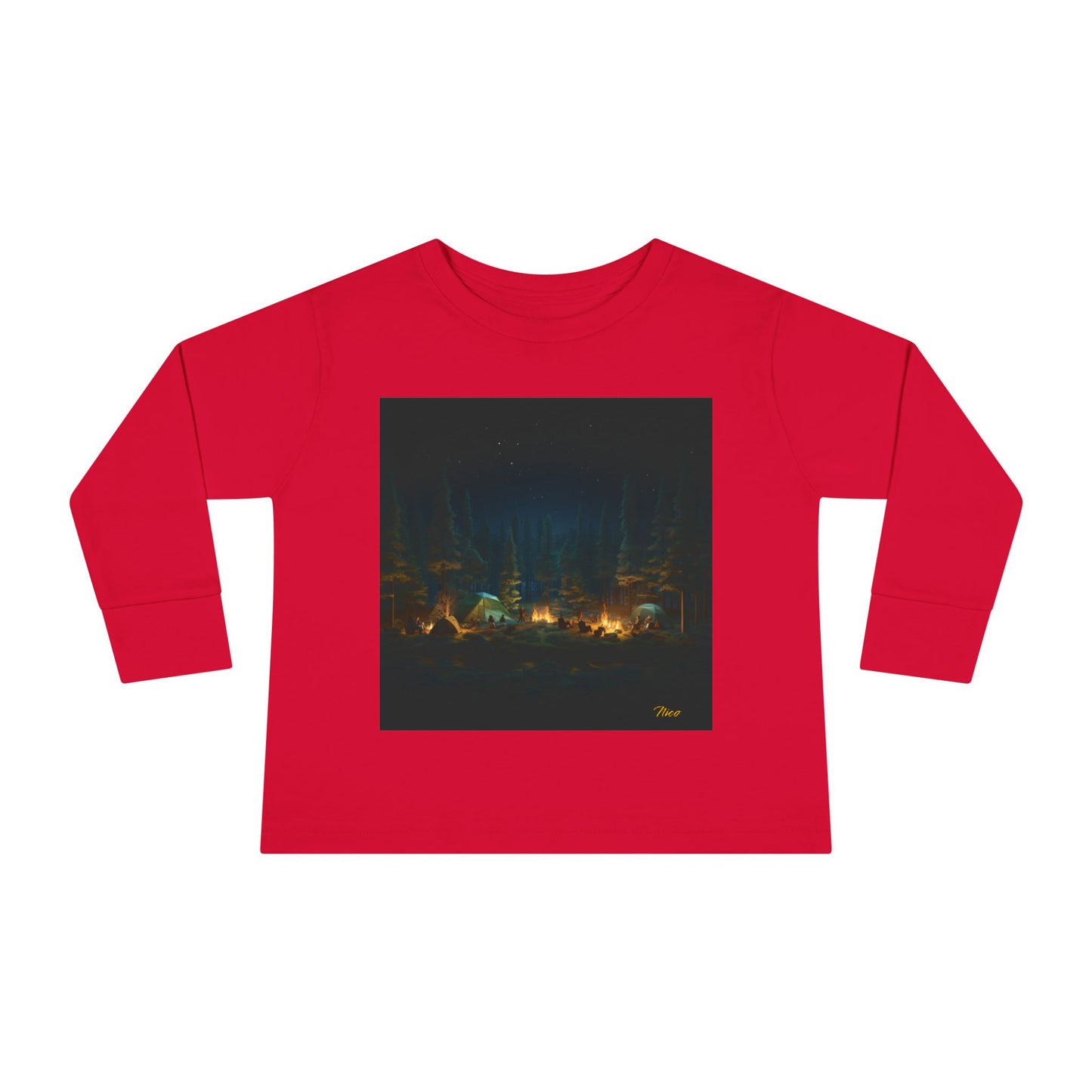 Under The Starry Skies Series Print #2 Toddler Long Sleeve Tee