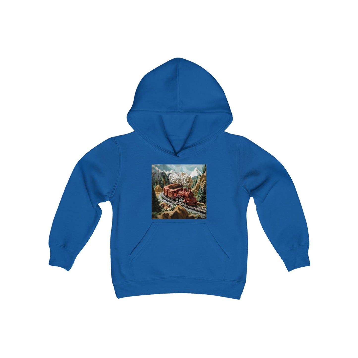 Orient Express Series Print #3 Youth Heavy Blend Hooded Sweatshirt