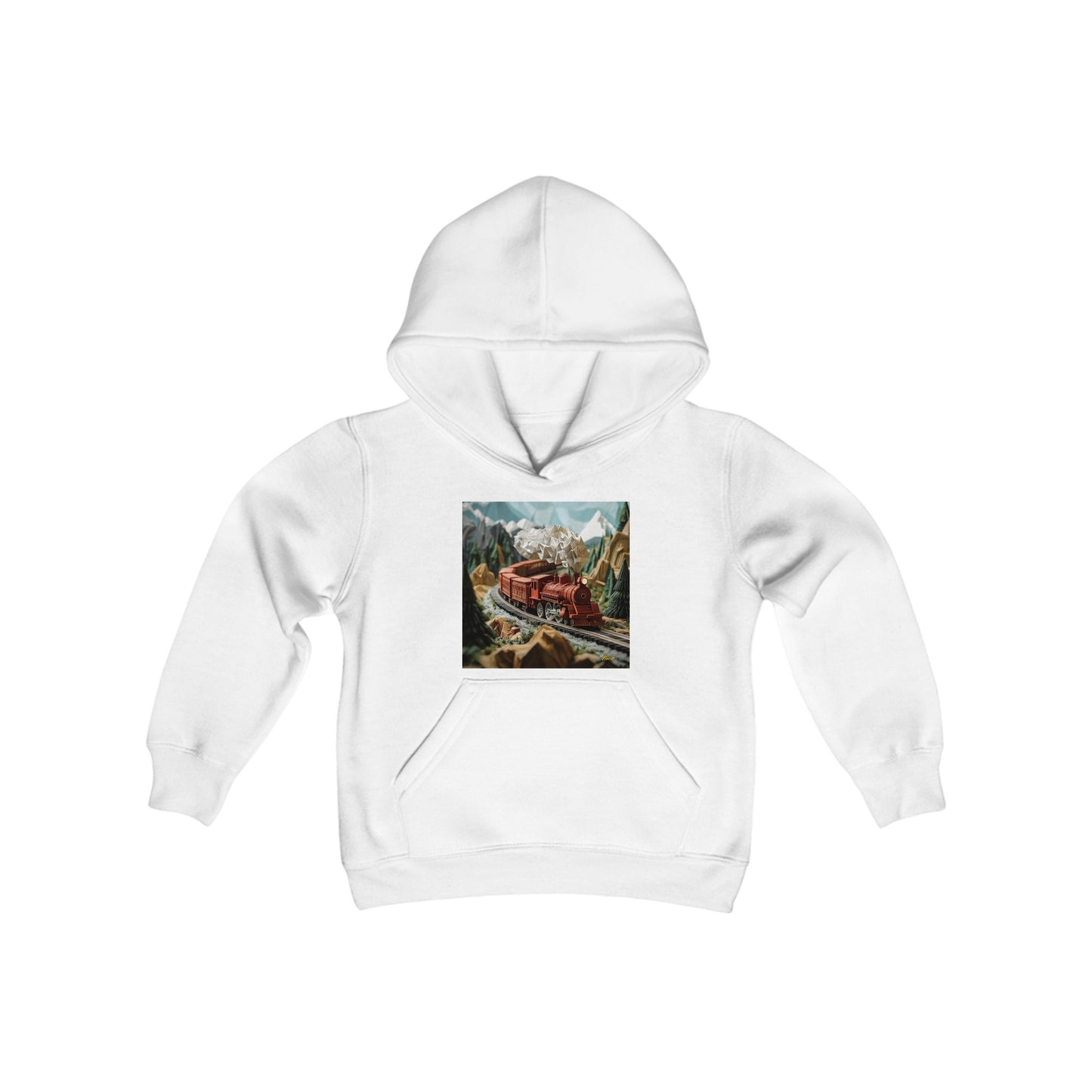 Orient Express Series Print #3 Youth Heavy Blend Hooded Sweatshirt