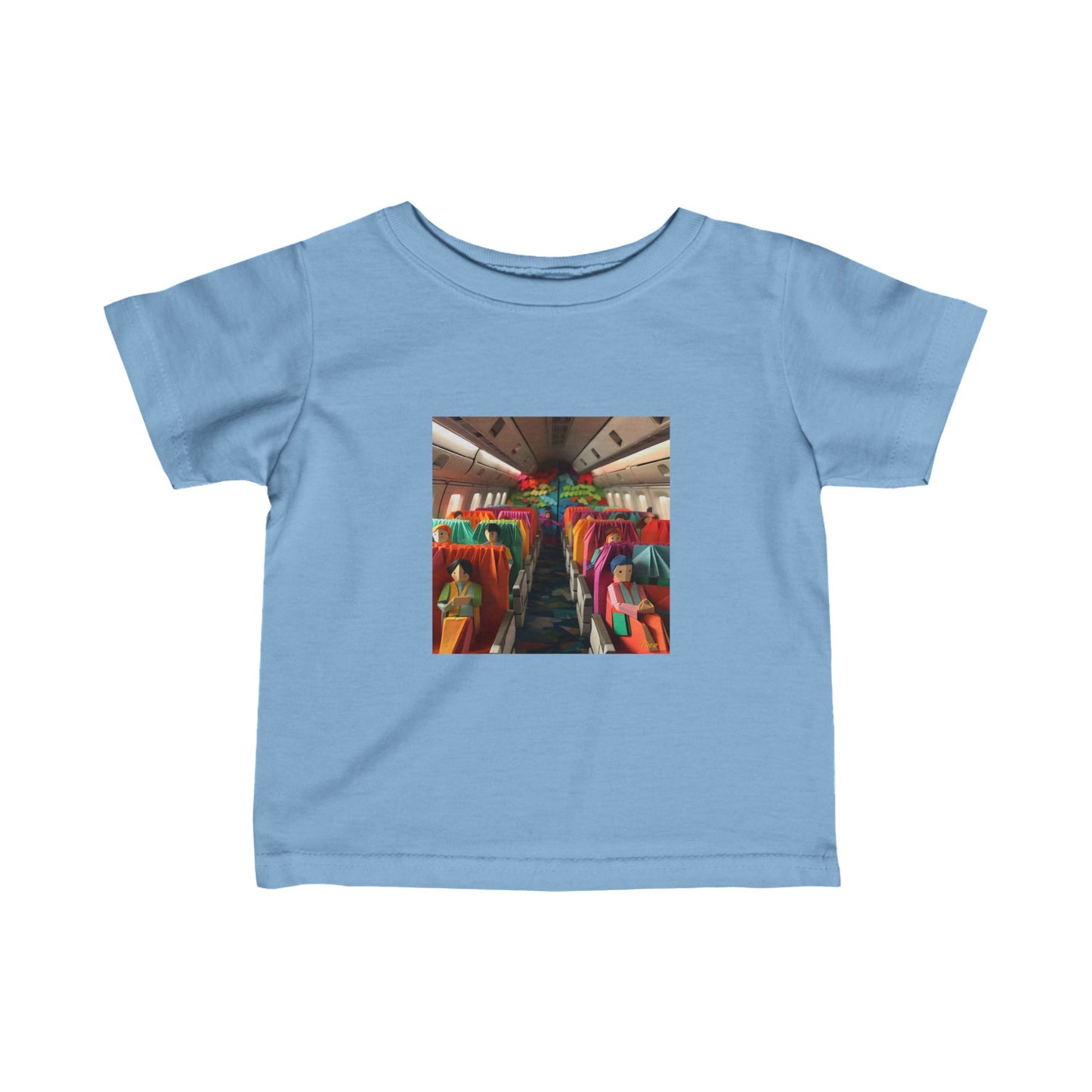 Frequent Flyer Miles Series Print #2 Infant Fine Jersey Tee