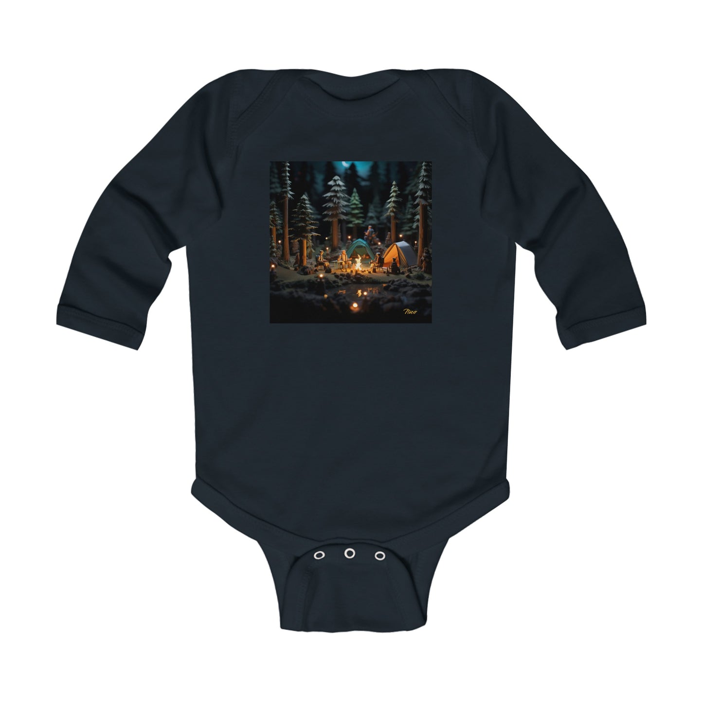 Under The Starry Skies Series Print #3 Infant Long Sleeve Bodysuit