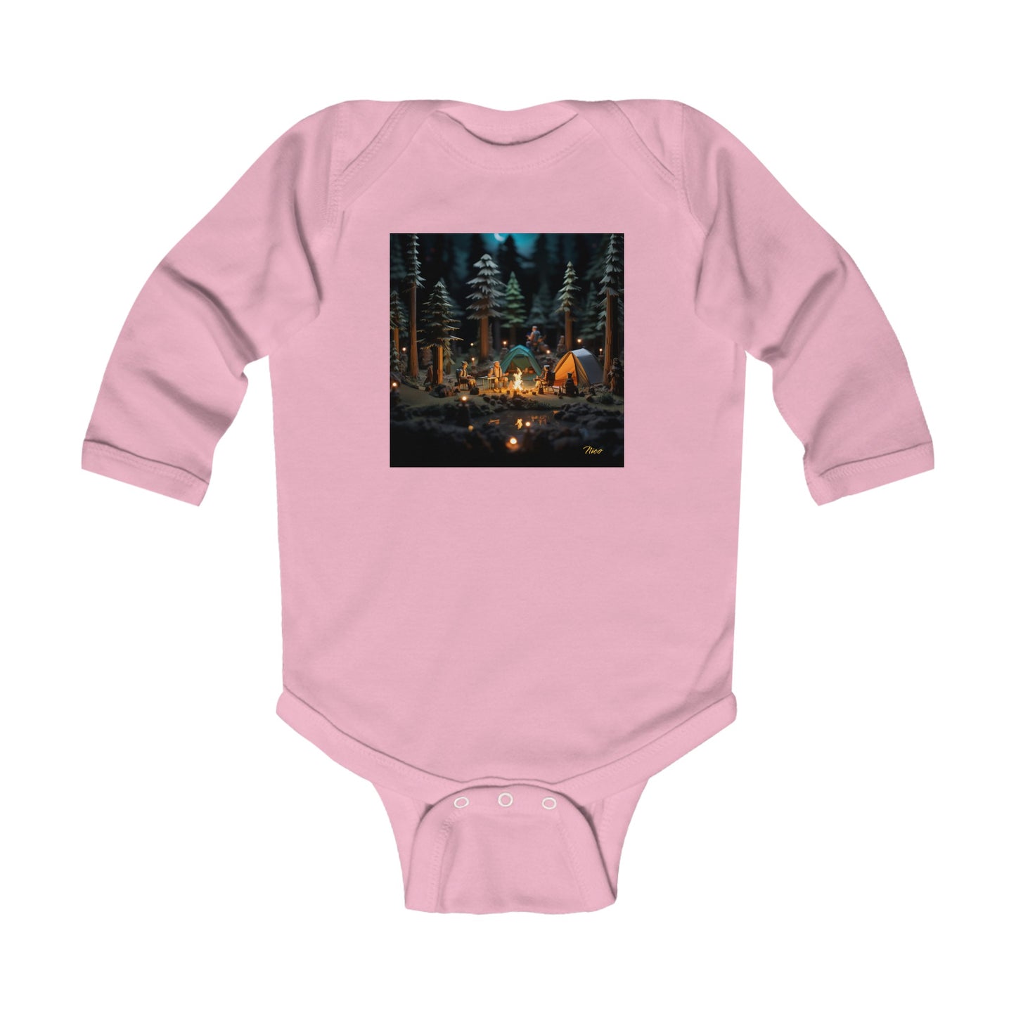 Under The Starry Skies Series Print #3 Infant Long Sleeve Bodysuit