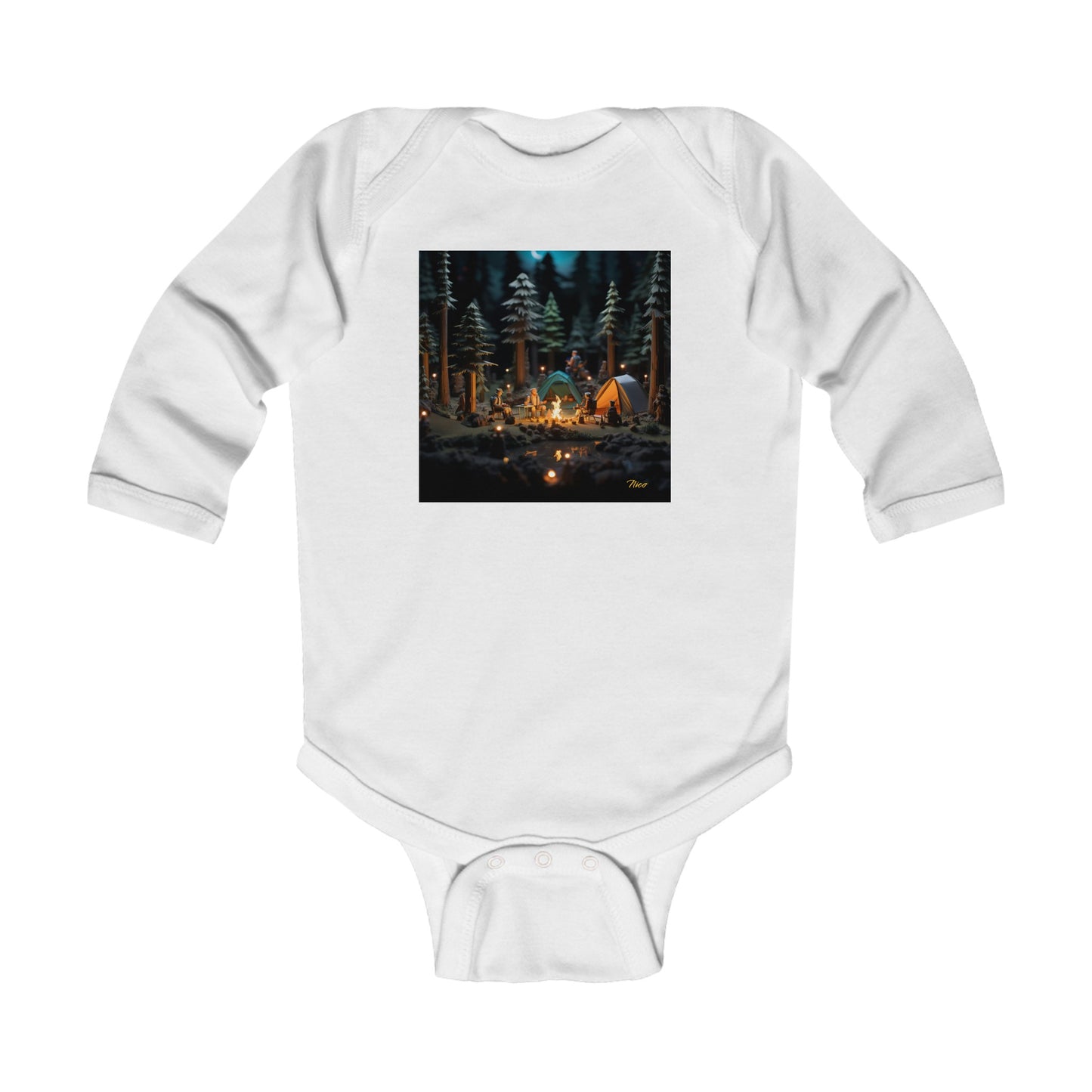 Under The Starry Skies Series Print #3 Infant Long Sleeve Bodysuit