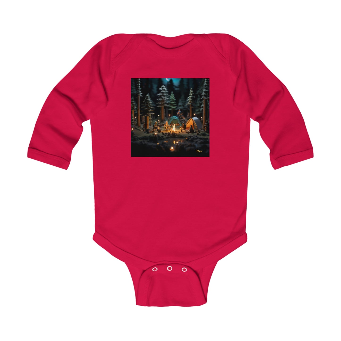 Under The Starry Skies Series Print #3 Infant Long Sleeve Bodysuit