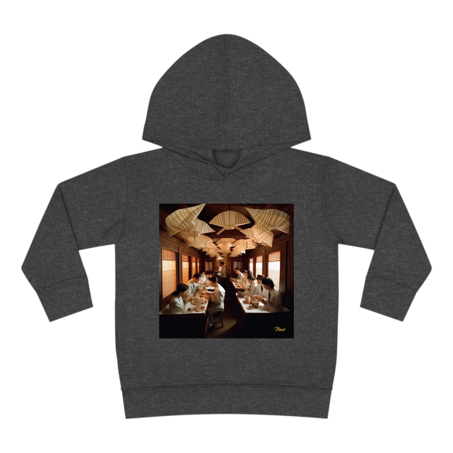 Orient Express Series Print #4 Toddler Pullover Fleece Hoodie