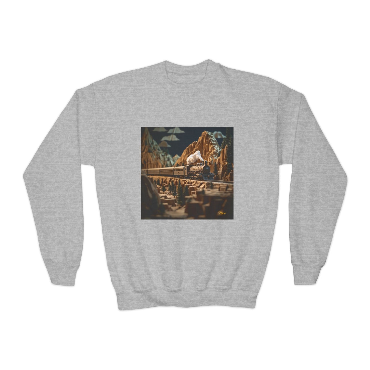 Orient Express Series Print #9 Youth Crewneck Sweatshirt