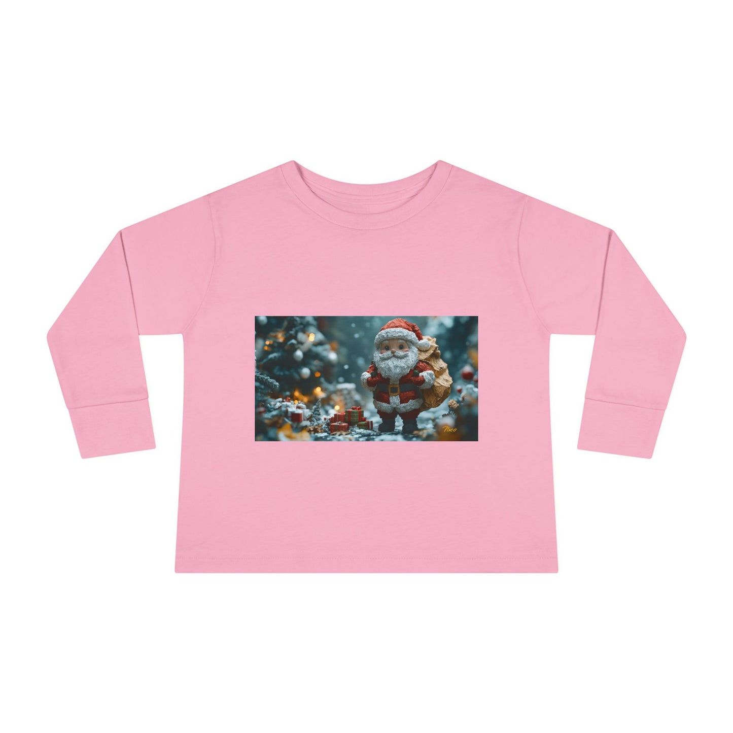 Chirstmas 2024 Series Print #5 Toddler Long Sleeve Tee