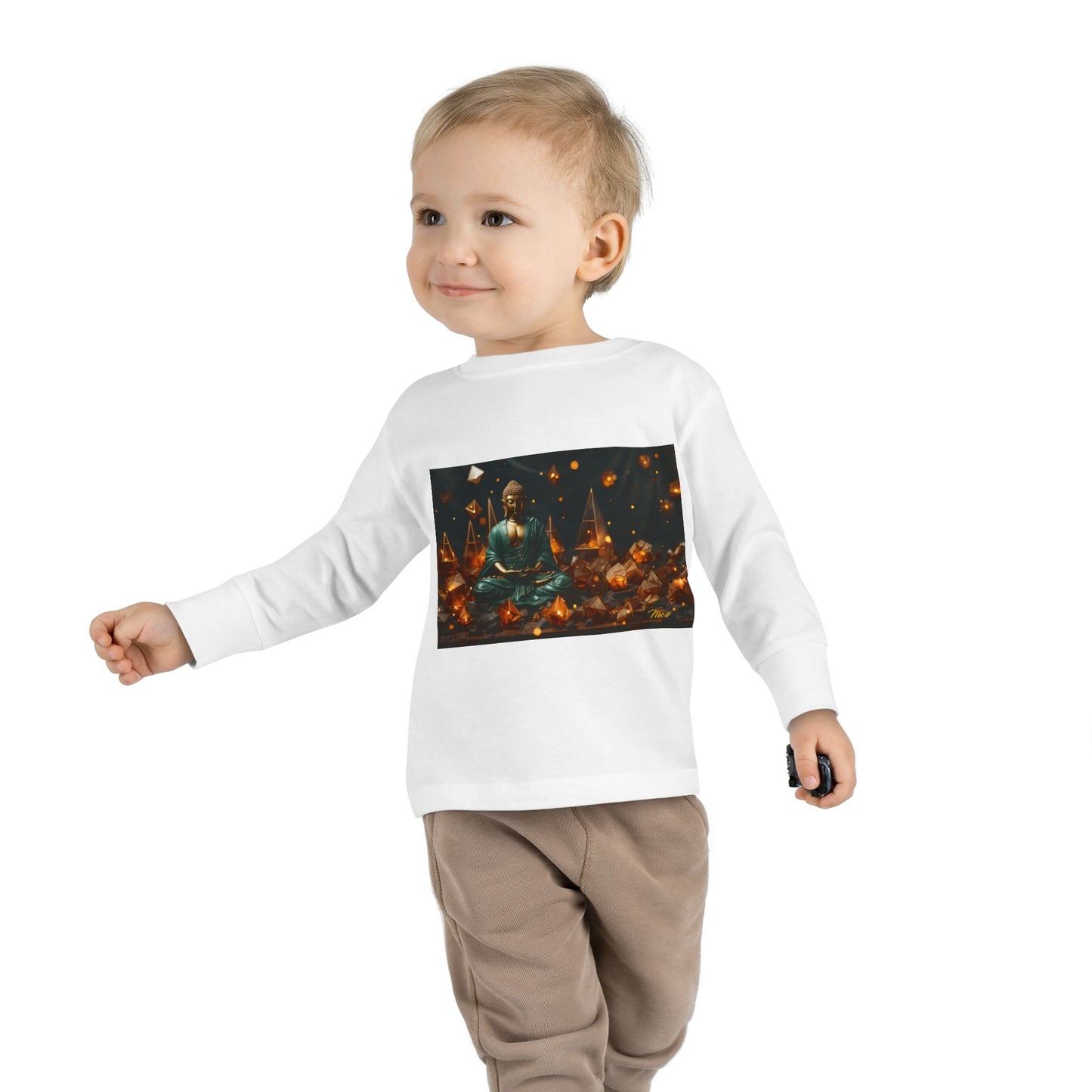 Ascending Buddha Series Print #4 Toddler Long Sleeve Tee