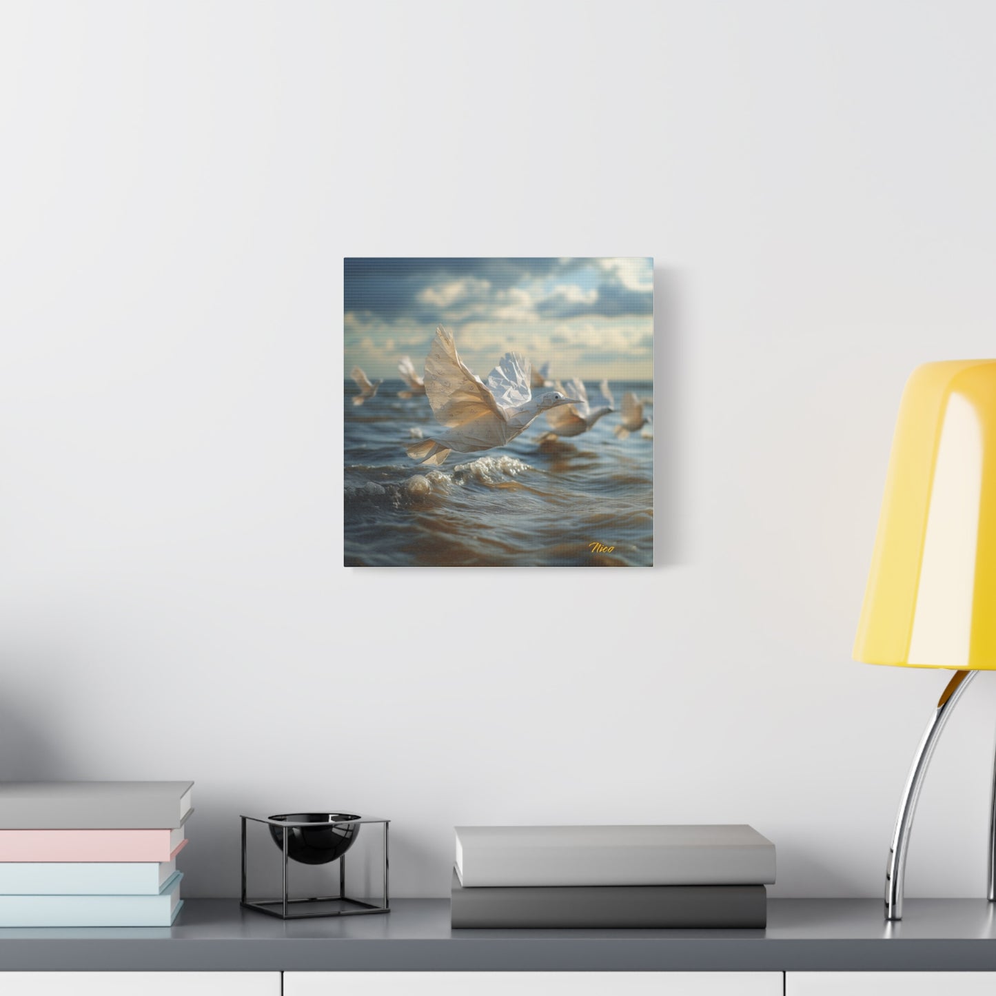 By The Seaside Series Print #8 - Streched Matte Canvas Print, 1.25" Thick