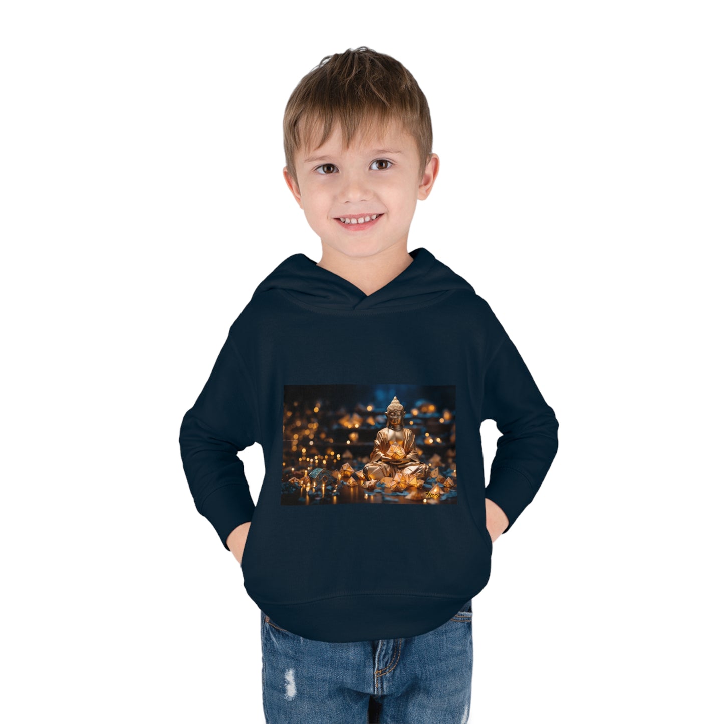 Ascending Buddah Series Print #9 Toddler Pullover Fleece Hoodie