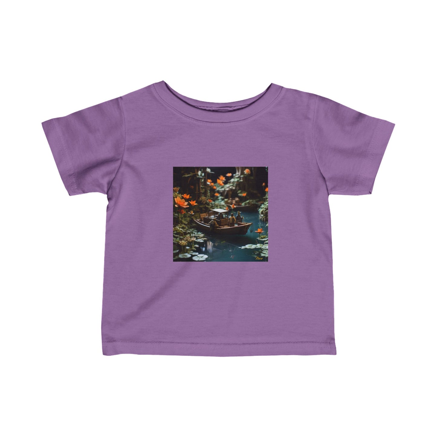 Born on A Bayou Series Print #4 Infant Fine Jersey Tee