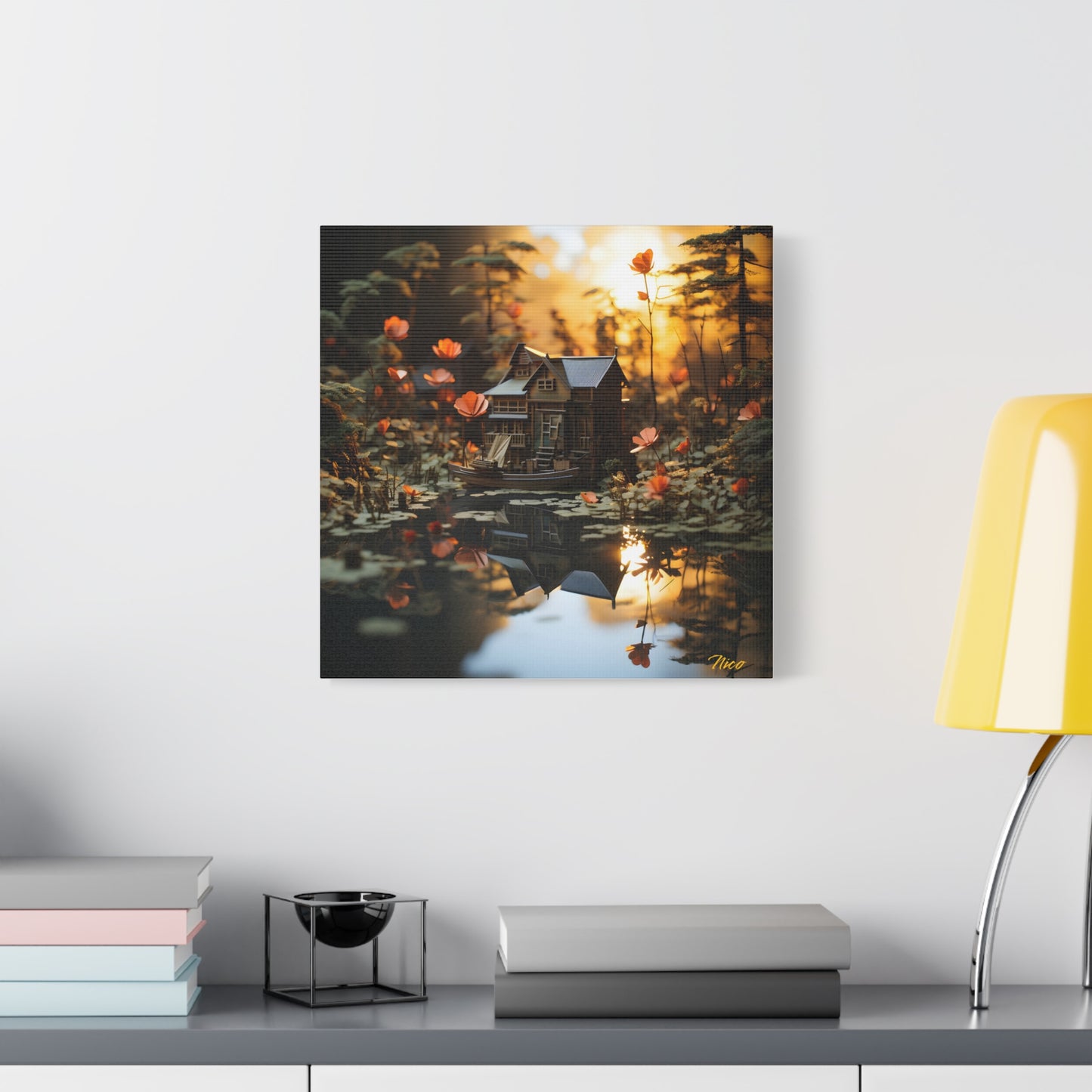 Born On A Bayou Print #7 - Streached Matte Canvas Print, 1.25" Thick